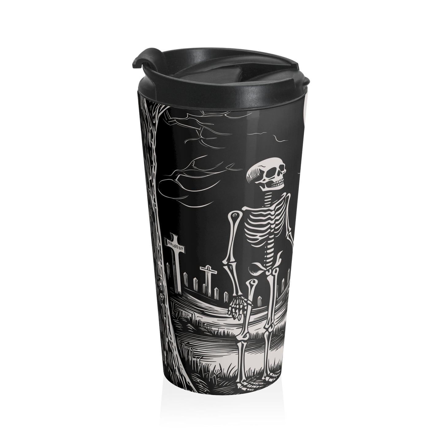 "A Casual Stroll" Stainless Steel Travel Mug