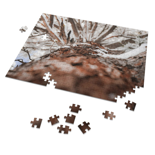 "Snowy Branches" Jigsaw Puzzle (30, 110, 252, 500,1000-Piece)