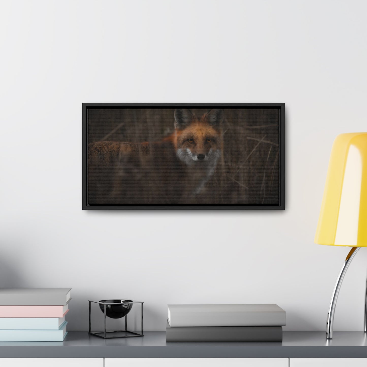 Fox Framed Gallery Canvas