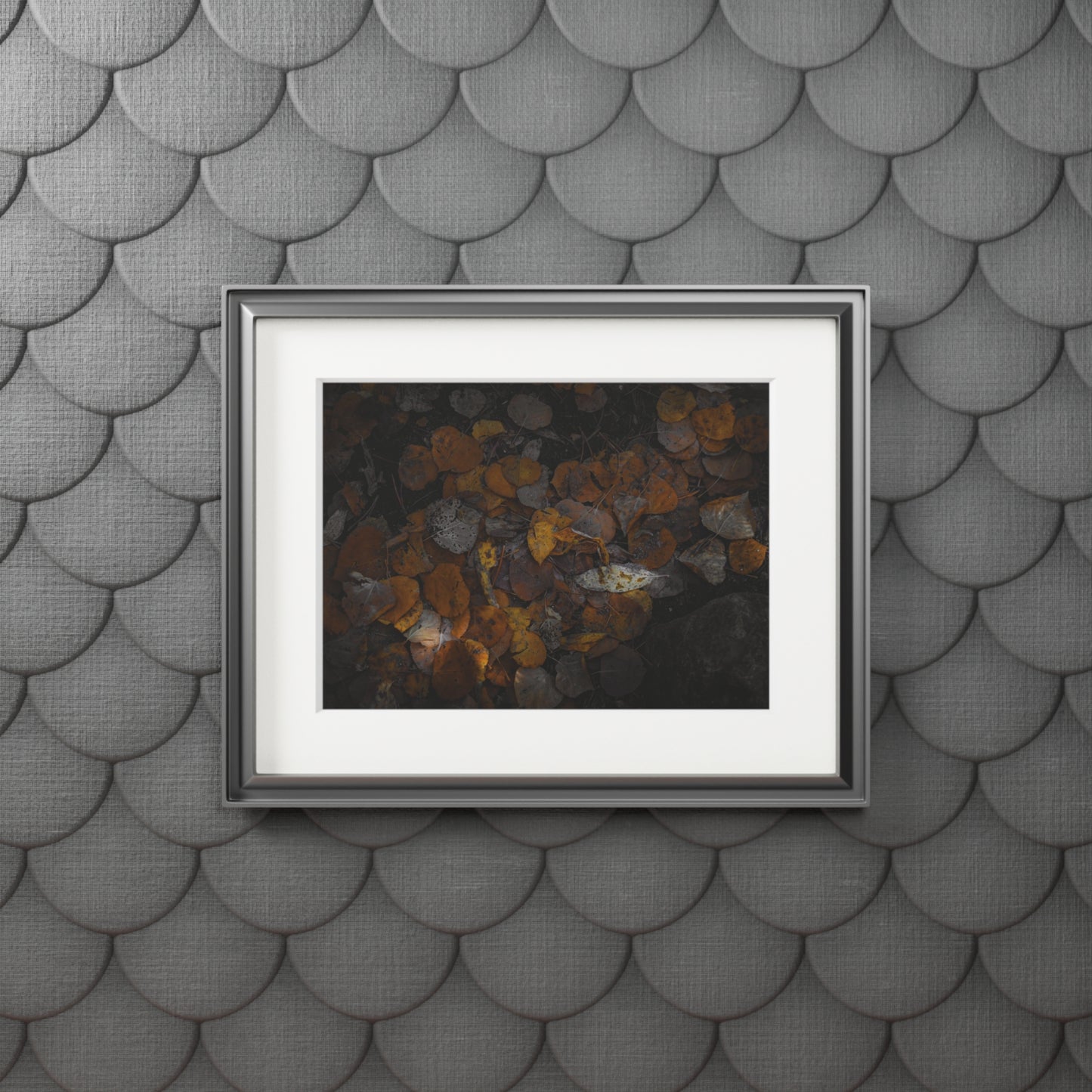 "Earthy Forest Floor" Fine Art Prints (Passepartout Paper Frame)