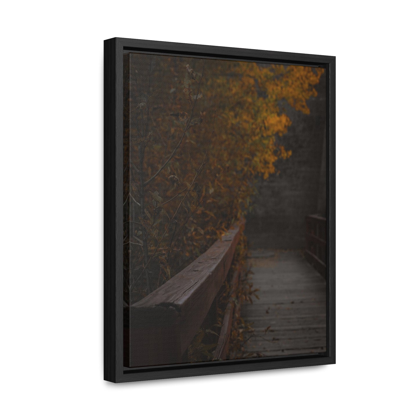 An Autumn Bridge Gallery Canvas Wraps, Vertical Frame