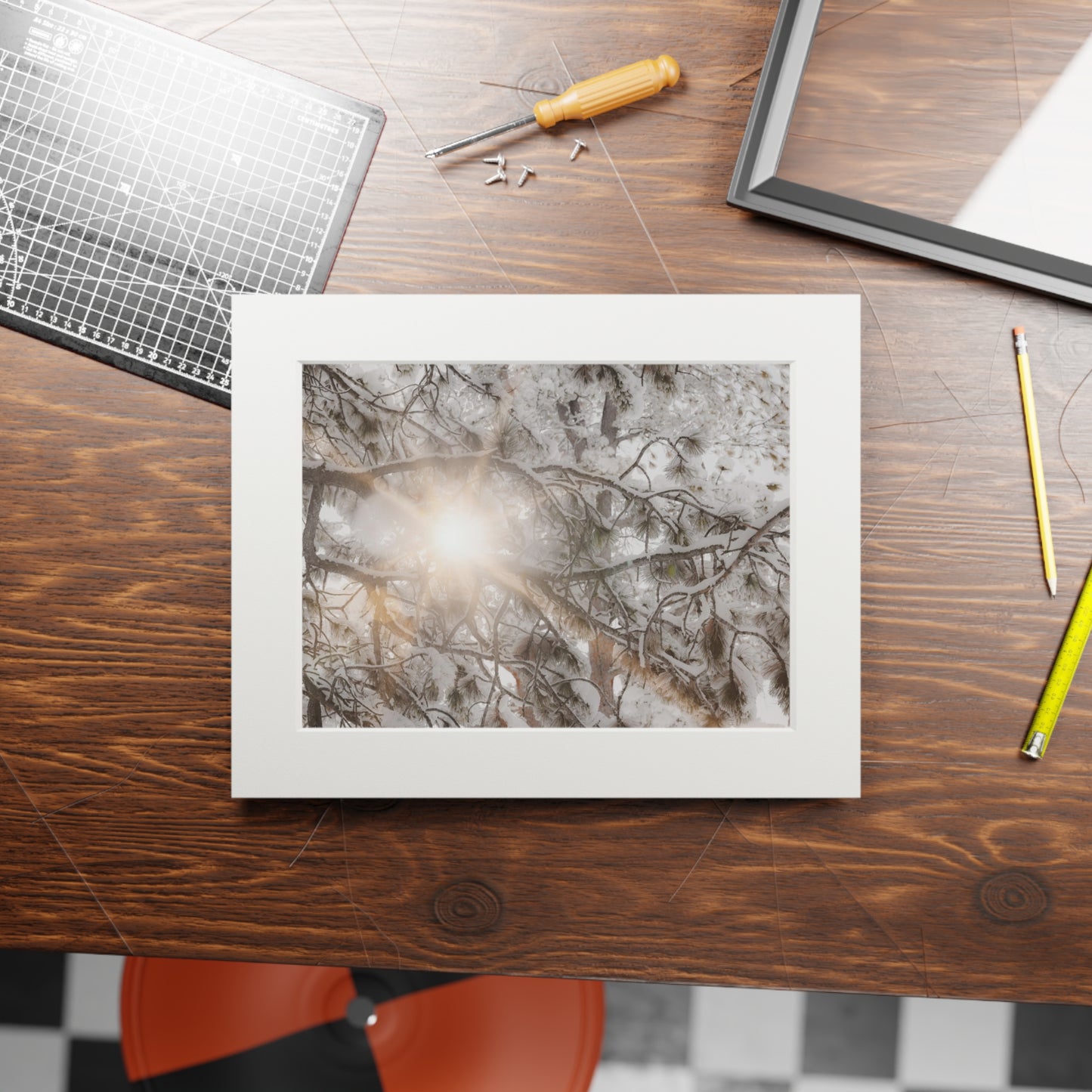 "Winter Light" Fine Art Prints (Passepartout Paper Frame)