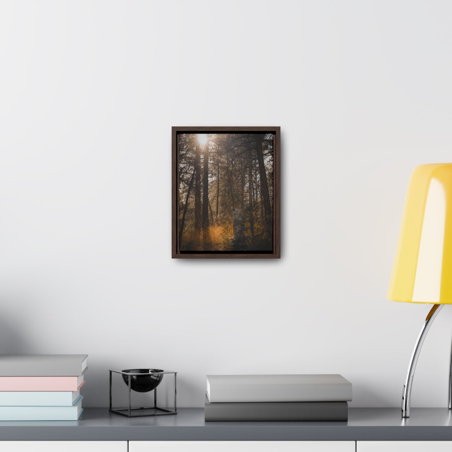 The Sun in the Cemetery Gallery Canvas Wraps, Vertical Frame