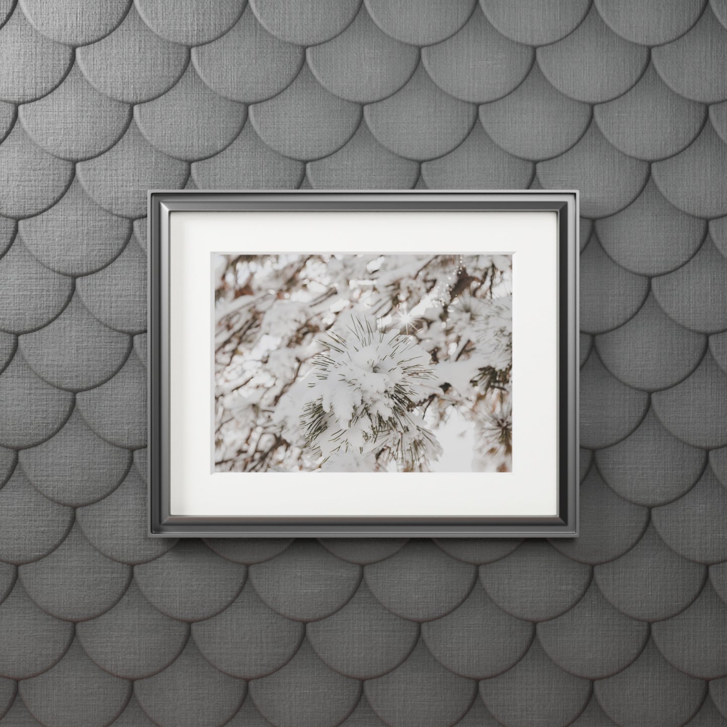 "Winter is Here" Fine Art Prints (Passepartout Paper Frame)