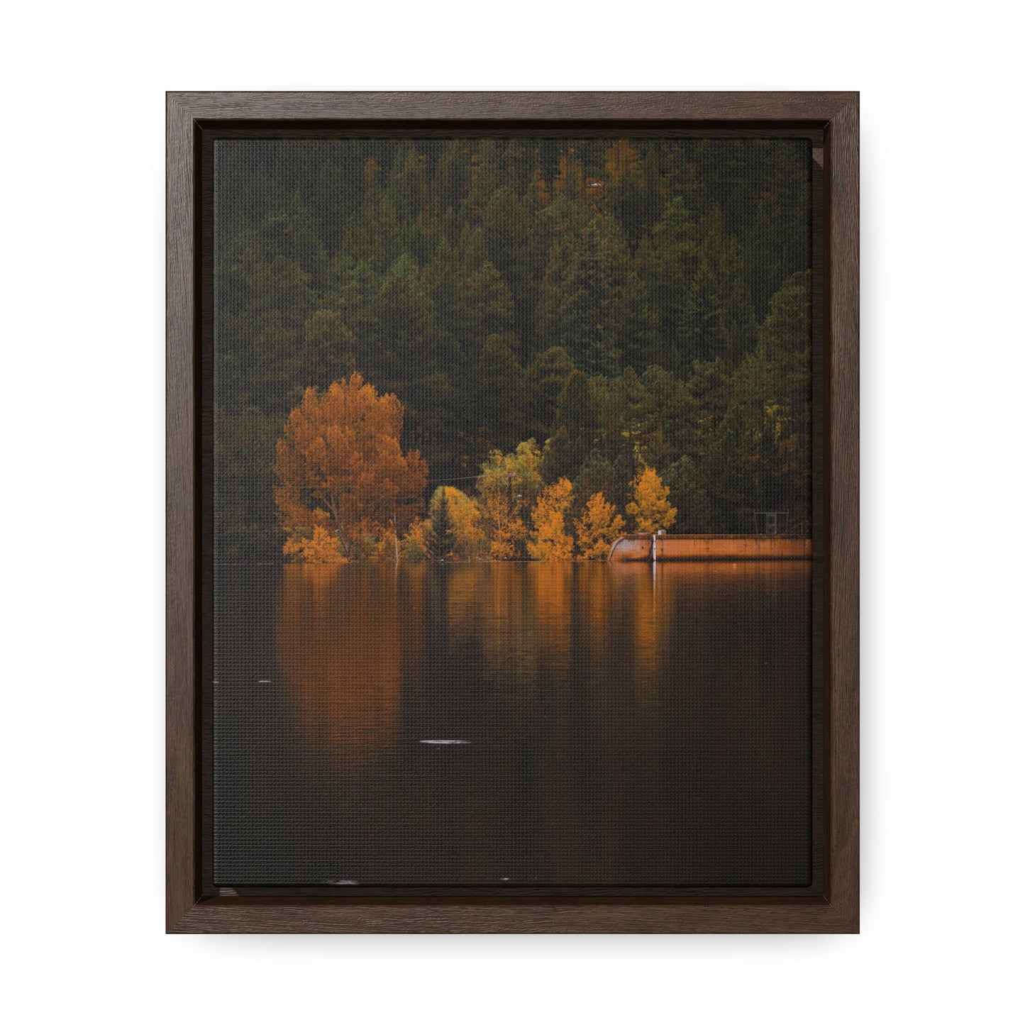 Autumn Reflections Gallery Canvas Wraps, Vertical Frame