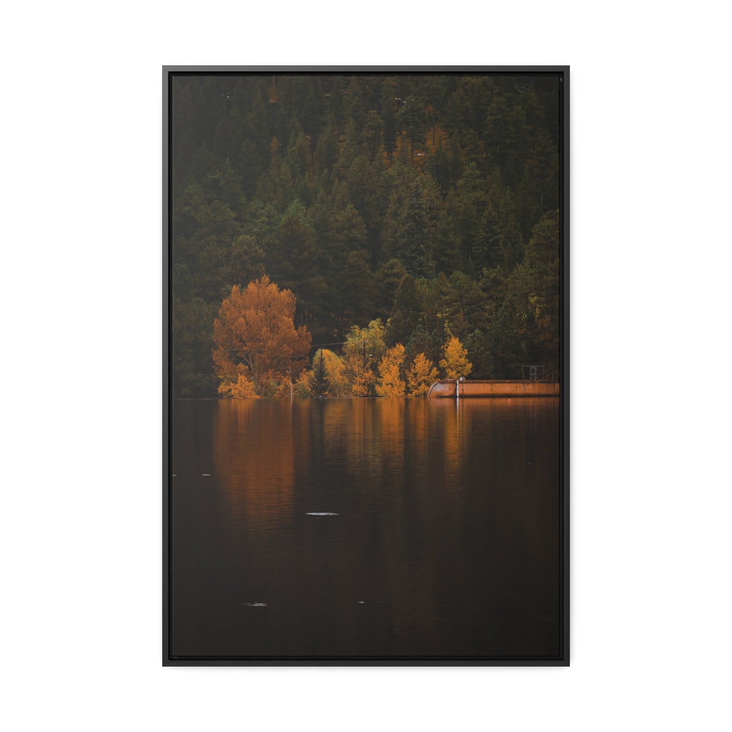 Autumn Reflections Gallery Canvas Wraps, Vertical Frame