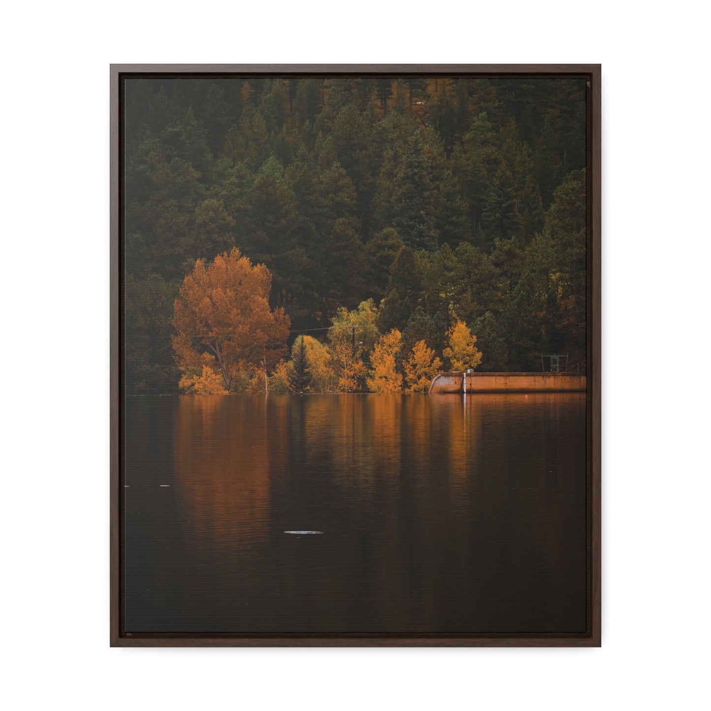 Autumn Reflections Gallery Canvas Wraps, Vertical Frame