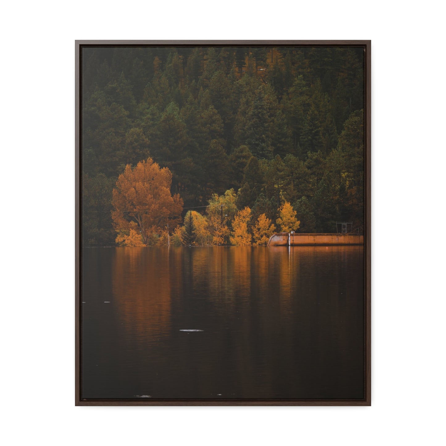 Autumn Reflections Gallery Canvas Wraps, Vertical Frame