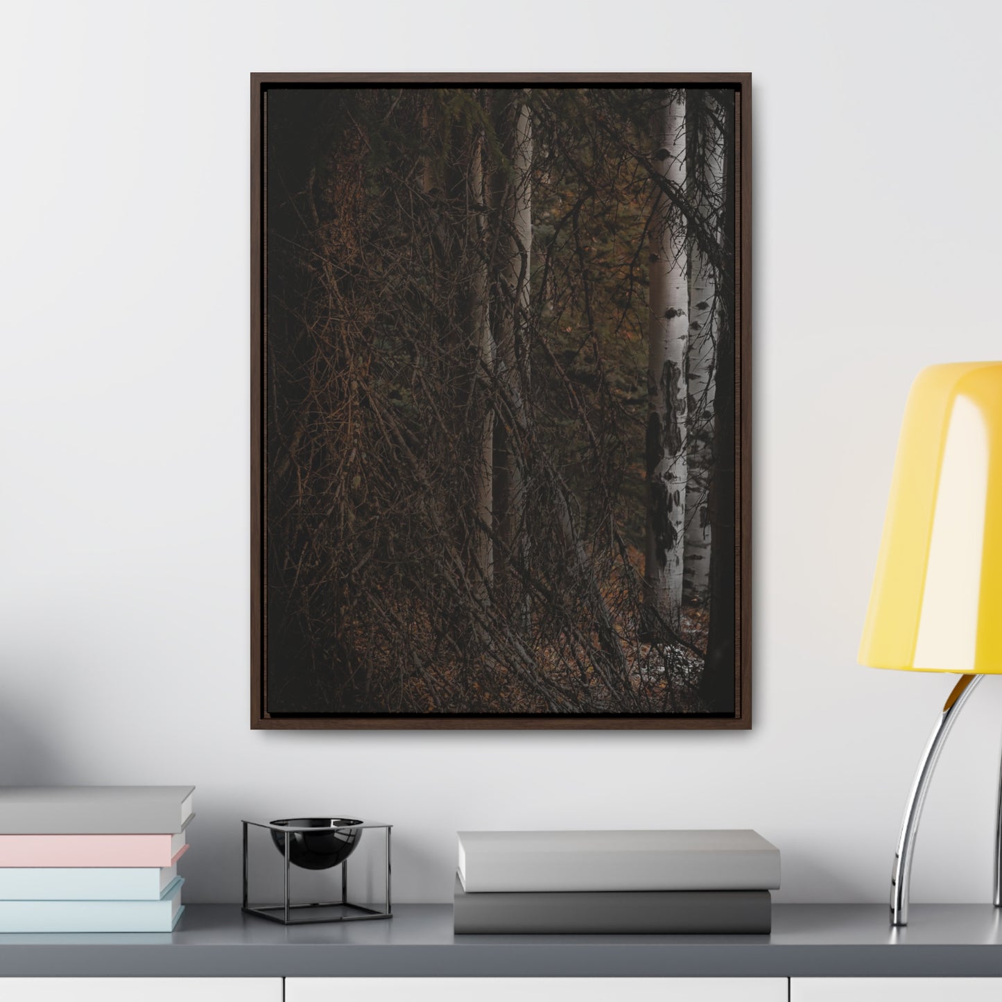 The Dark Forest Gallery Canvas Wraps, Vertical Frame