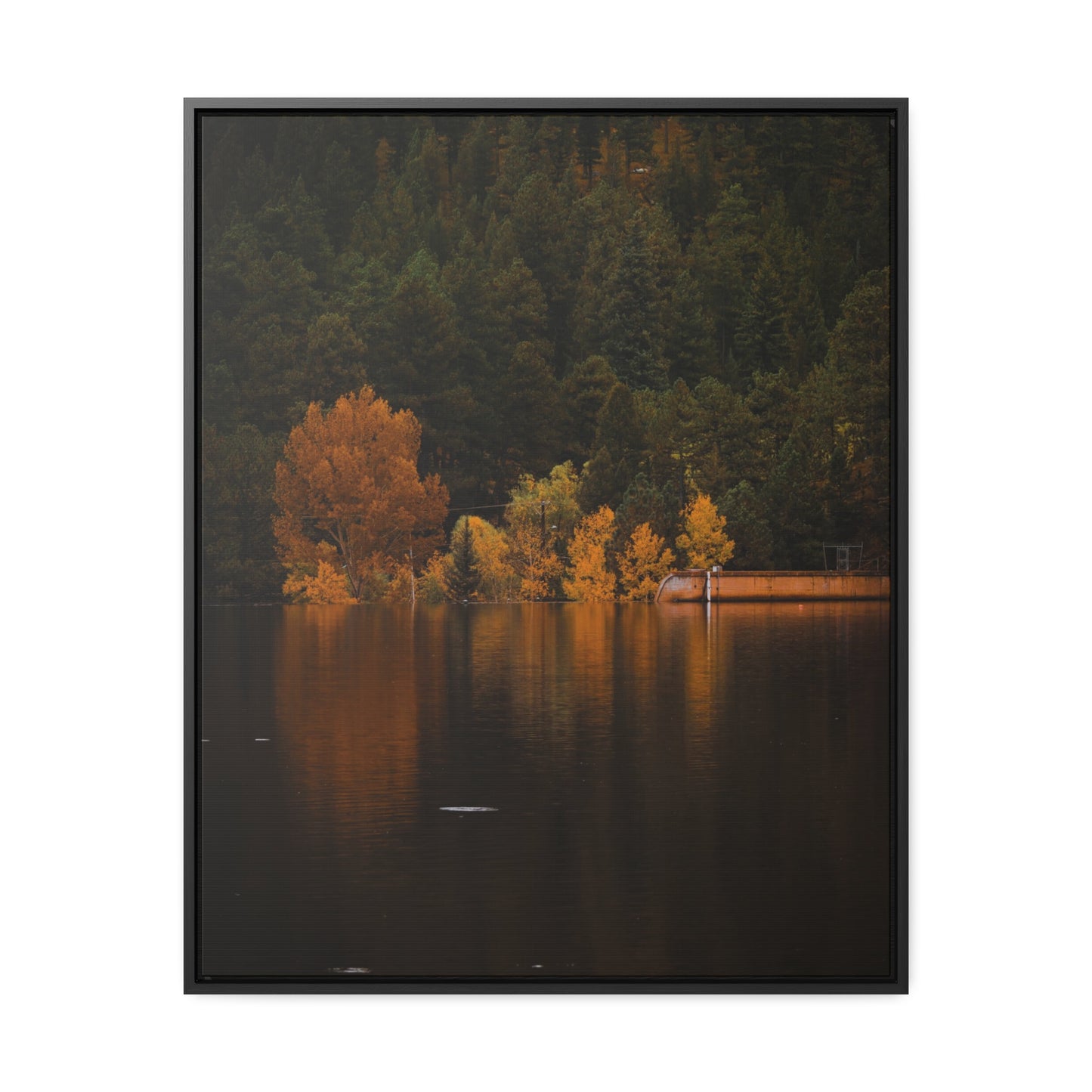 Autumn Reflections Gallery Canvas Wraps, Vertical Frame