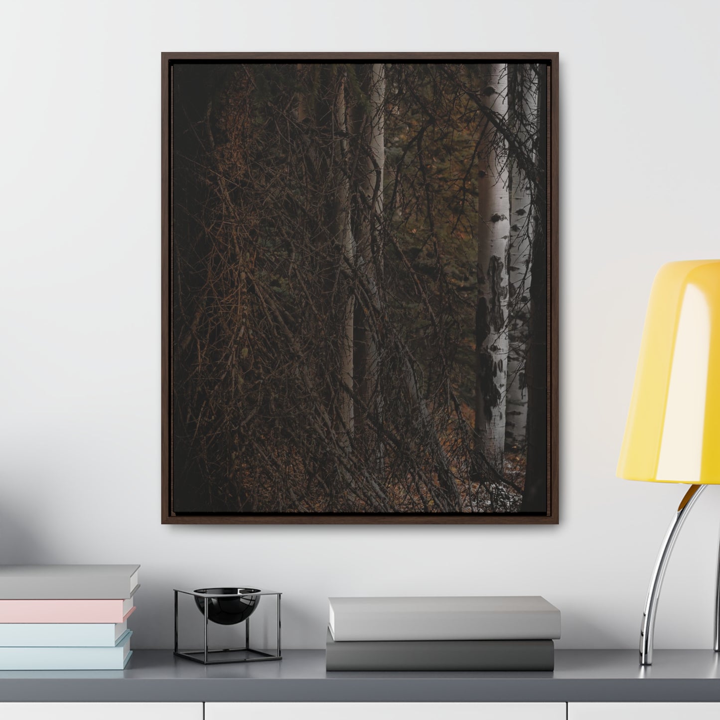 The Dark Forest Gallery Canvas Wraps, Vertical Frame