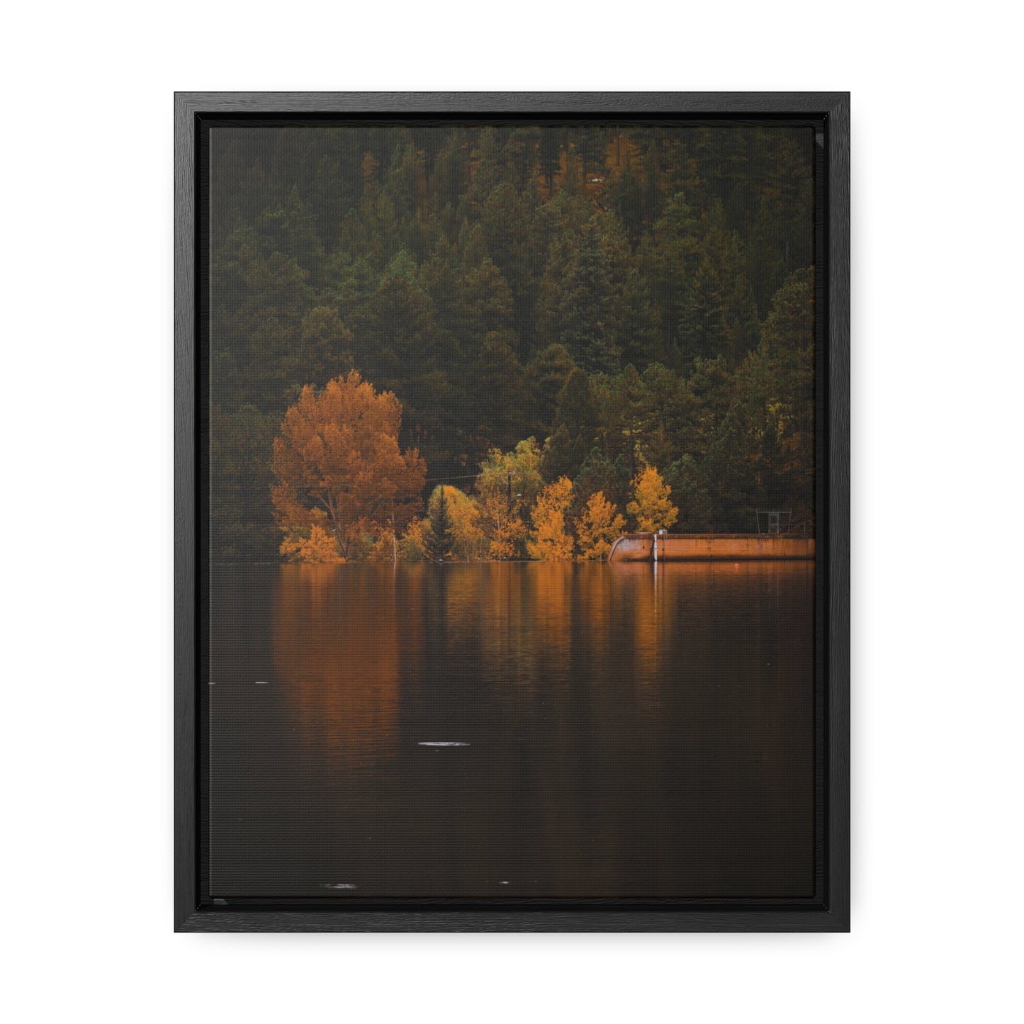 Autumn Reflections Gallery Canvas Wraps, Vertical Frame