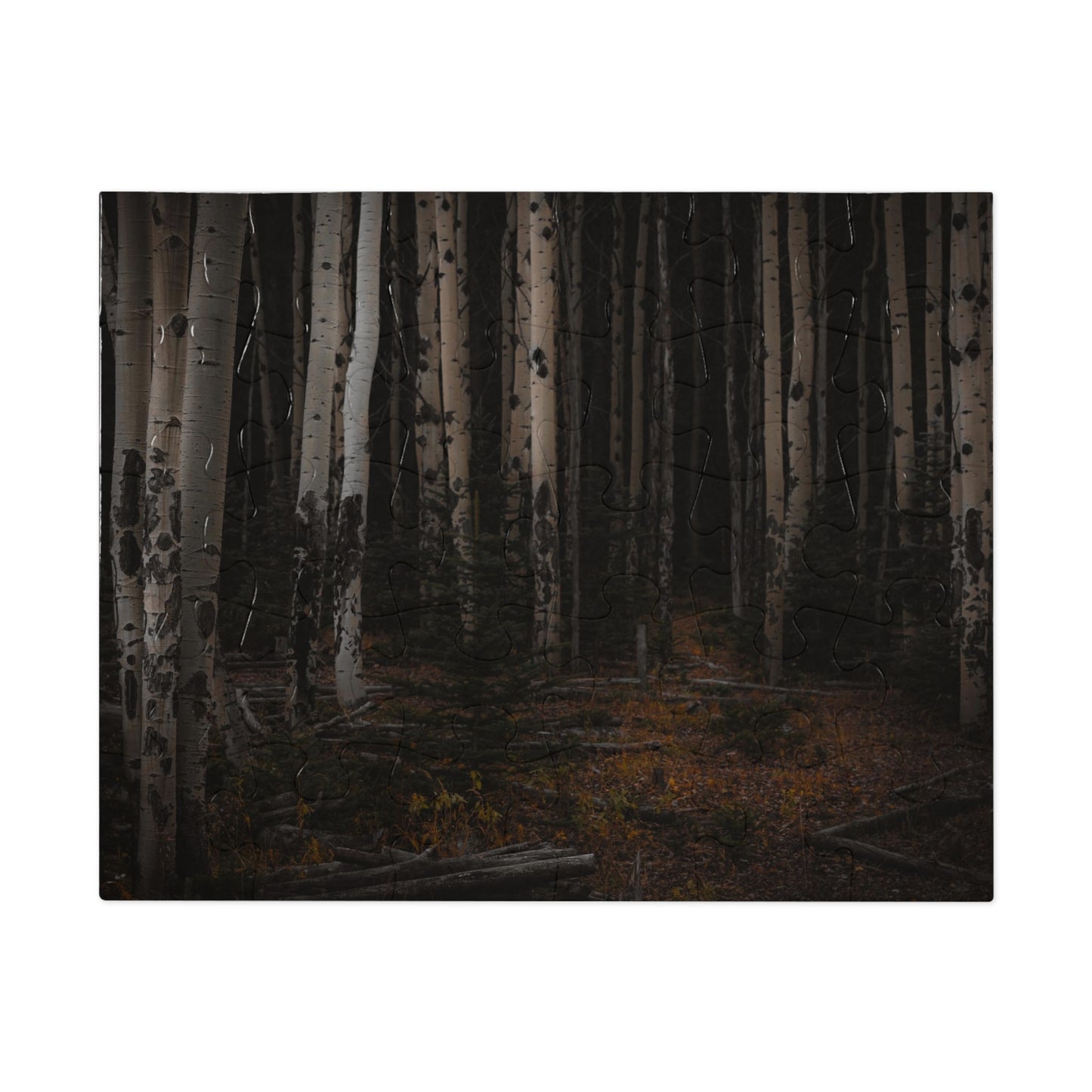 "Moody Aspens" Jigsaw Puzzle (30, 110, 252, 500,1000-Piece)