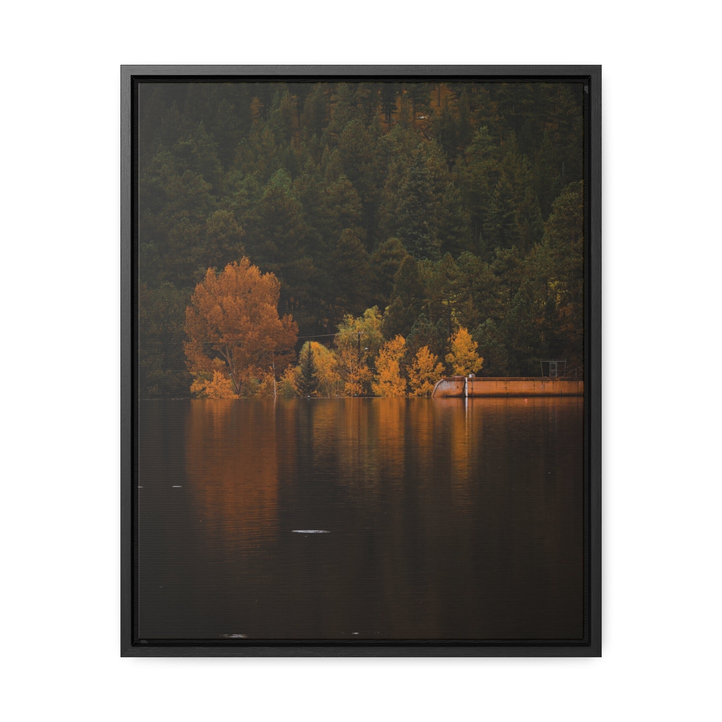 Autumn Reflections Gallery Canvas Wraps, Vertical Frame