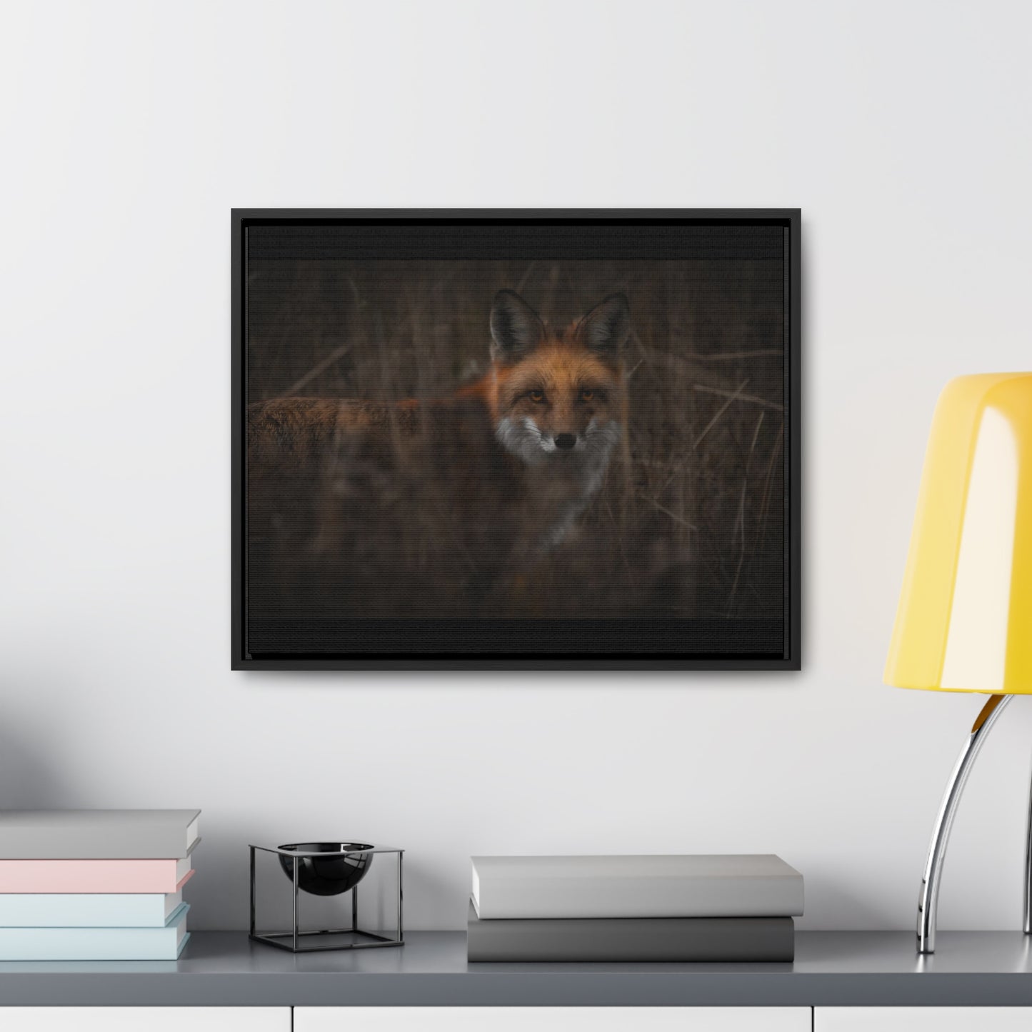 Fox Framed Gallery Canvas