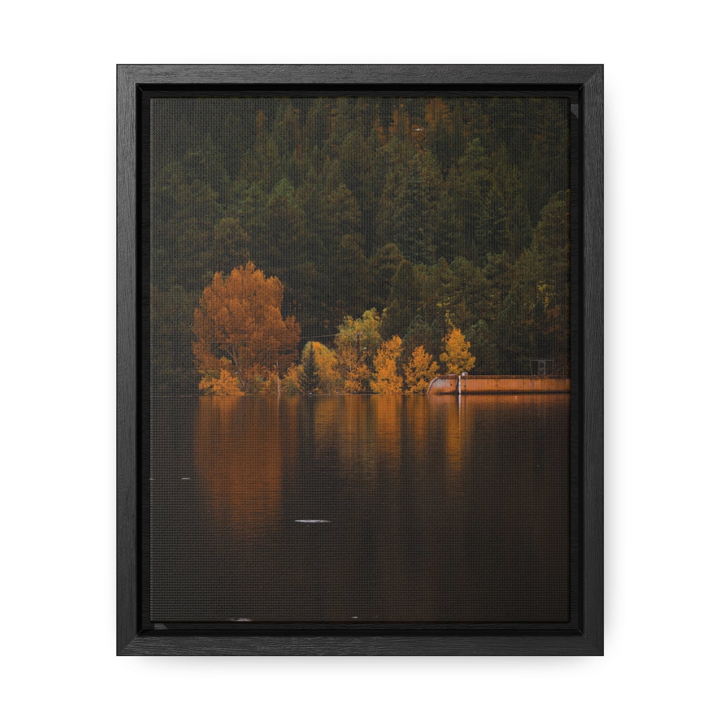 Autumn Reflections Gallery Canvas Wraps, Vertical Frame