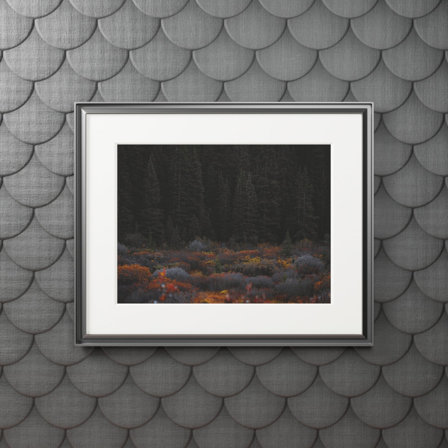 "Moody Forest" Fine Art Prints (Passepartout Paper Frame)