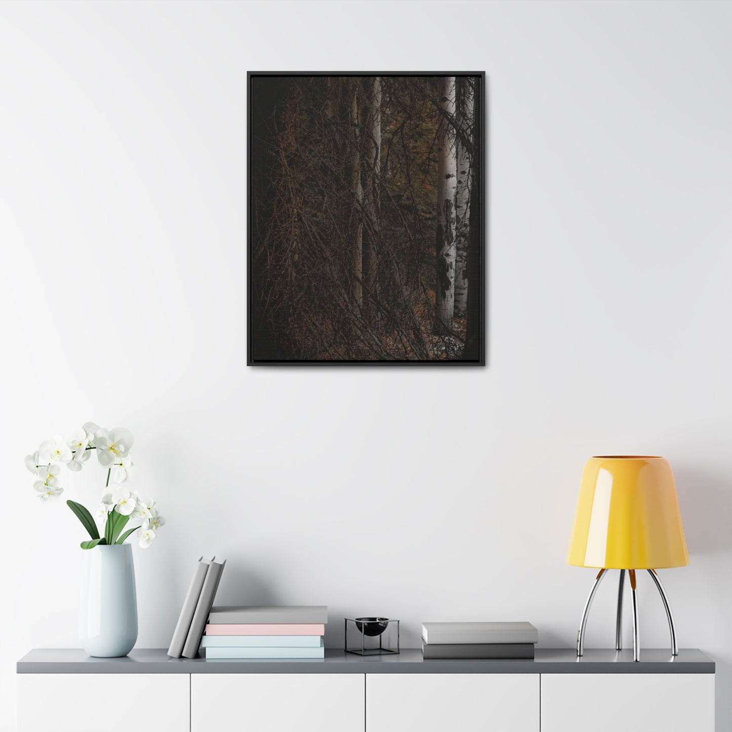 The Dark Forest Gallery Canvas Wraps, Vertical Frame