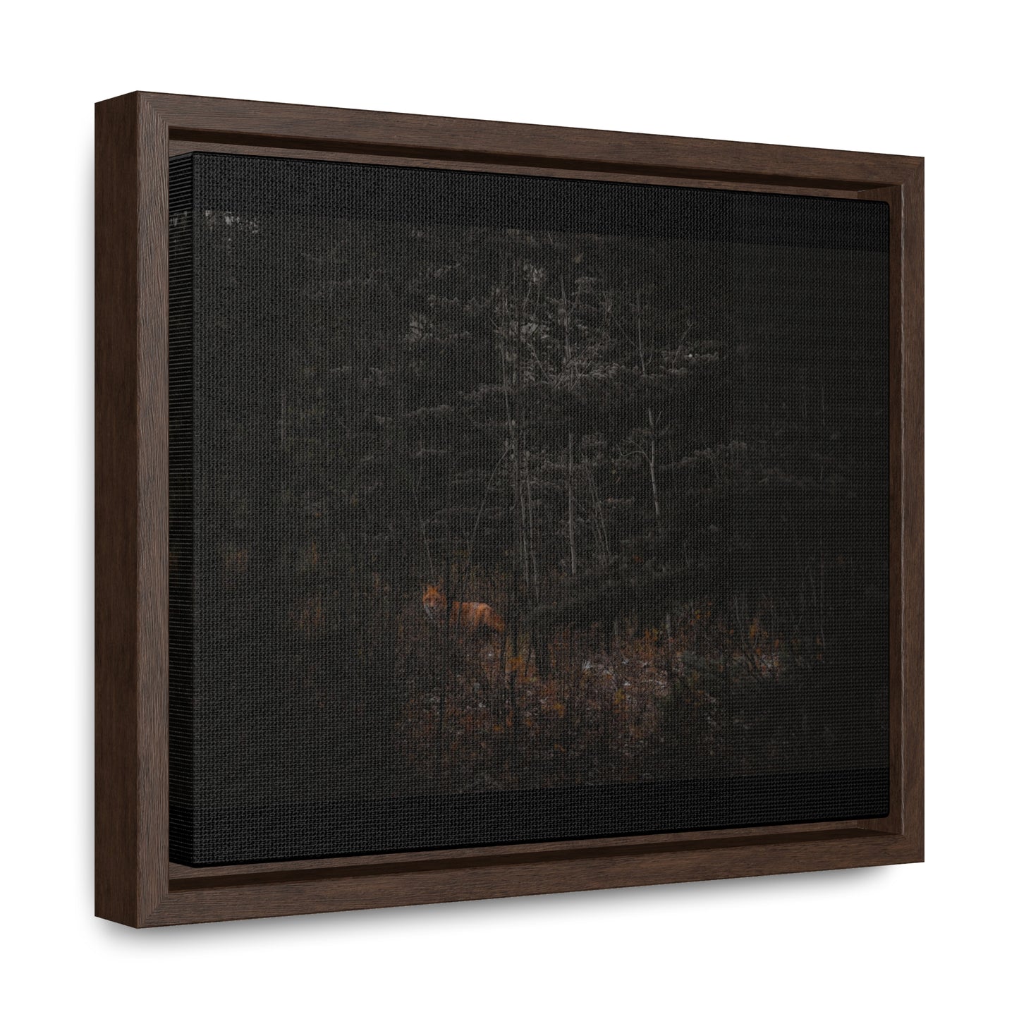 The Fox of the Forest Framed Gallery Canvas