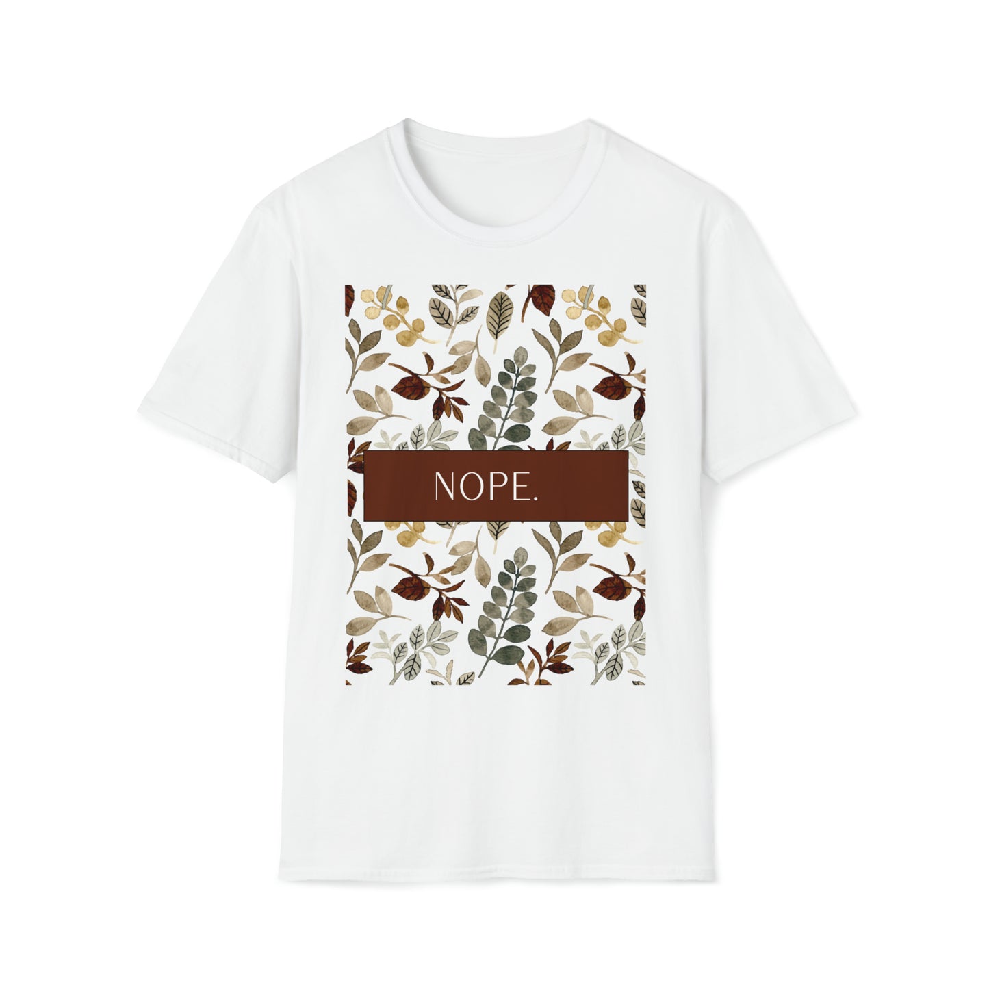 "Nope" Unisex Softstyle T-Shirt