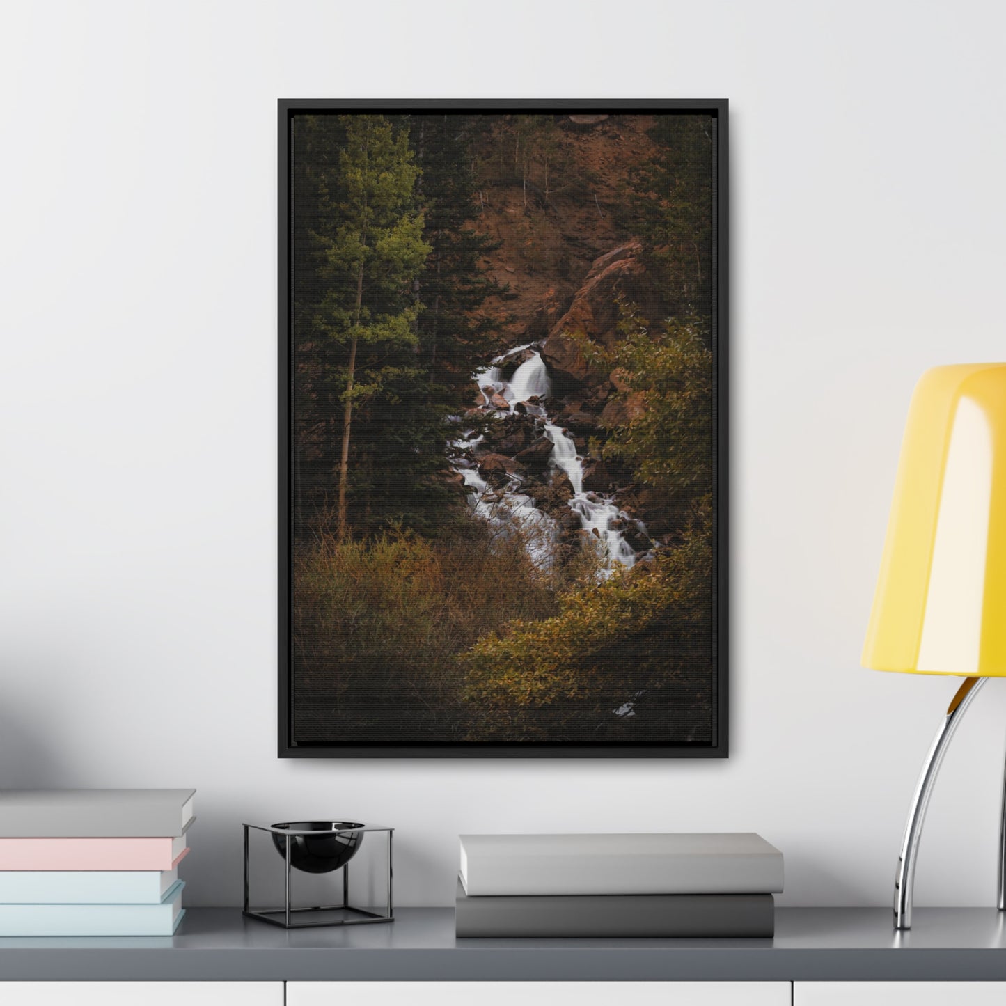 The Falls Gallery Canvas Wraps, Vertical Frame