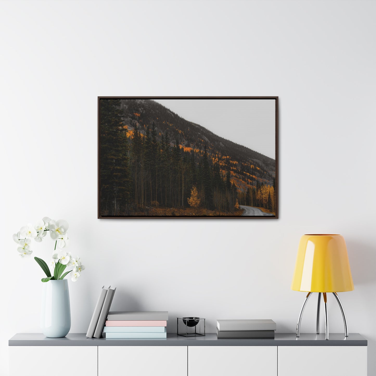 The Lonely Road Framed Gallery Canvas