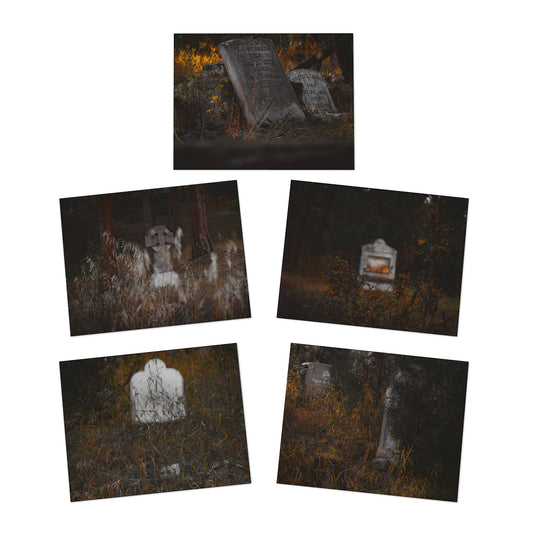 "Cemetery Serenity" Multi-Design Greeting Cards (5-Pack)