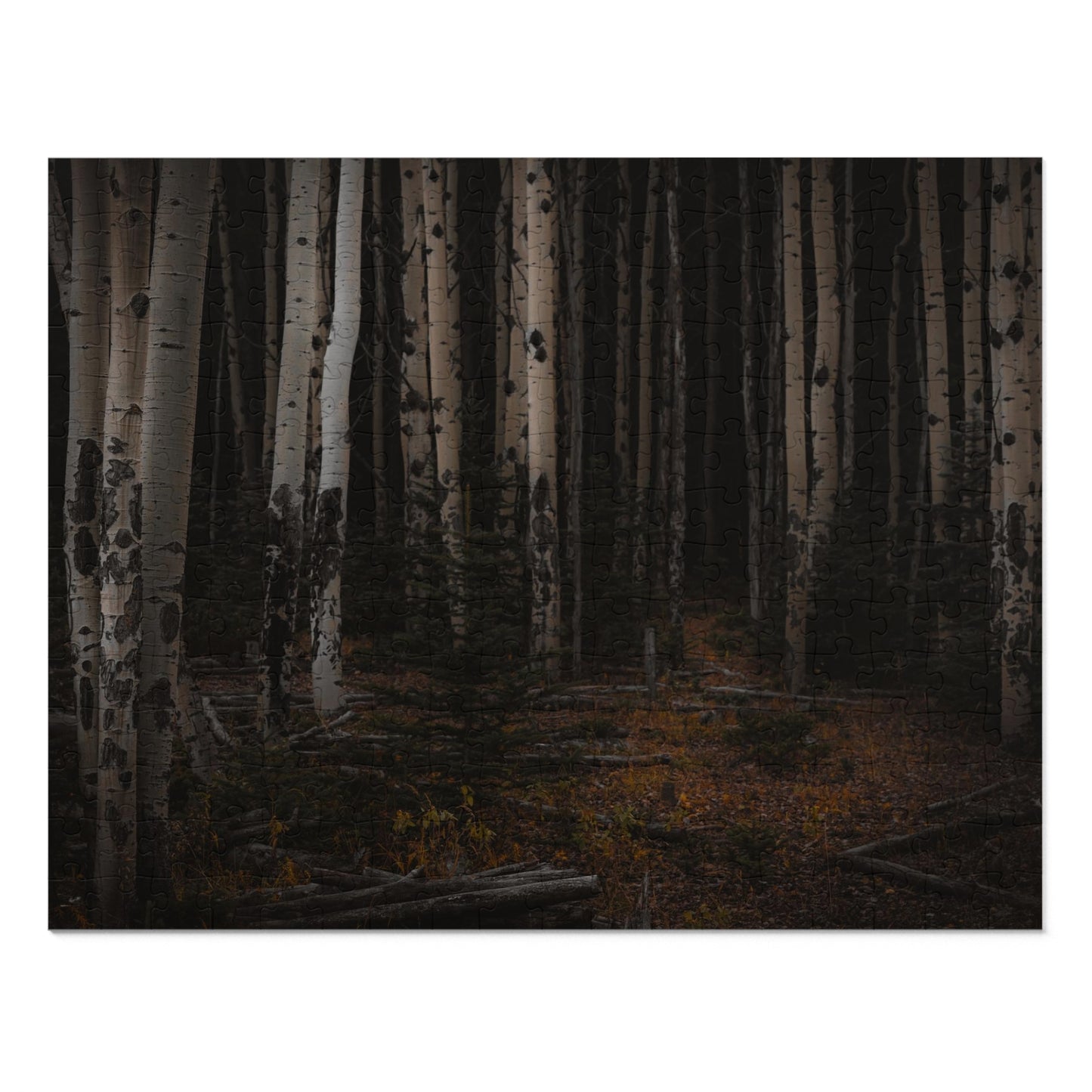 "Moody Aspens" Jigsaw Puzzle (30, 110, 252, 500,1000-Piece)