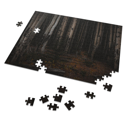 "Moody Aspens" Jigsaw Puzzle (30, 110, 252, 500,1000-Piece)