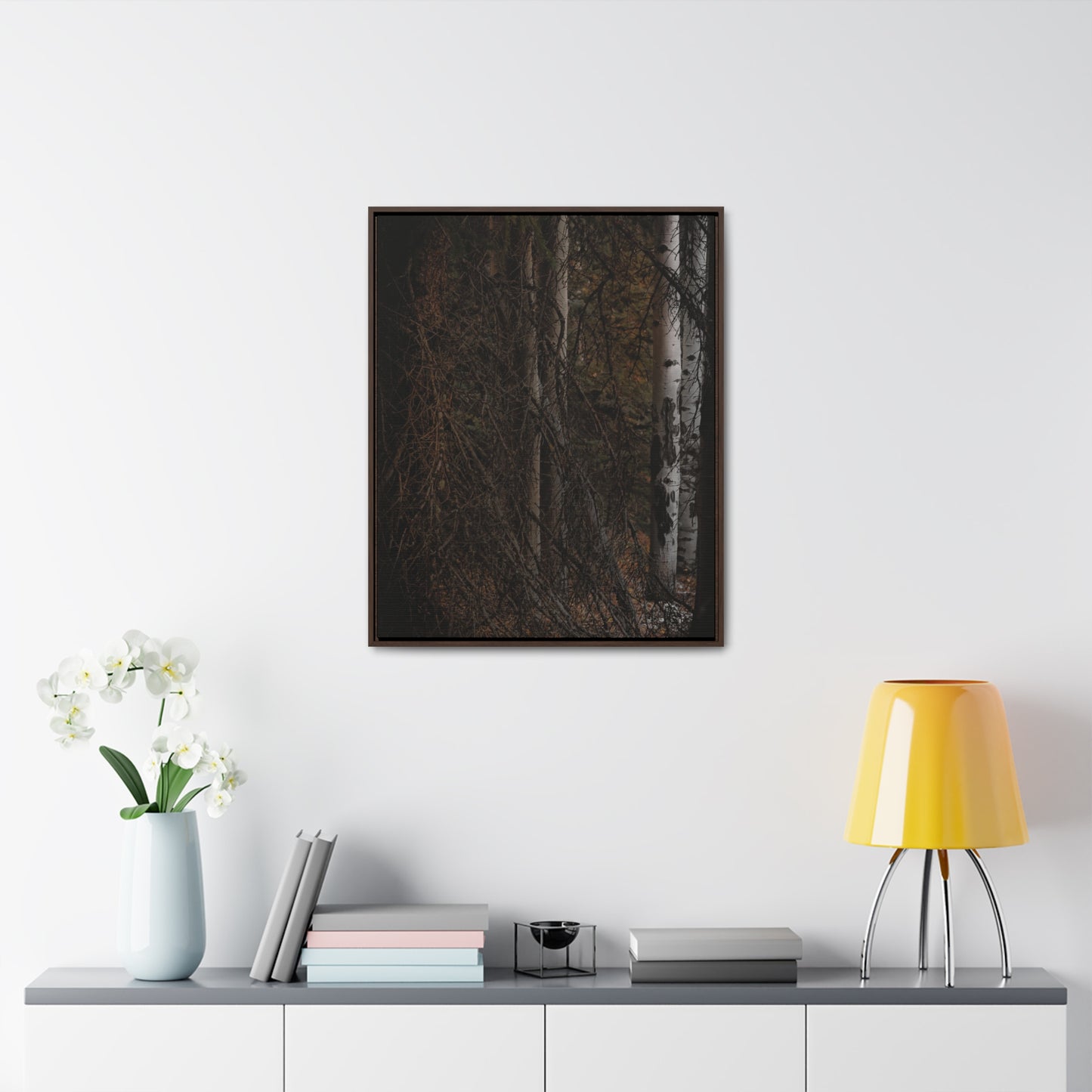 The Dark Forest Gallery Canvas Wraps, Vertical Frame