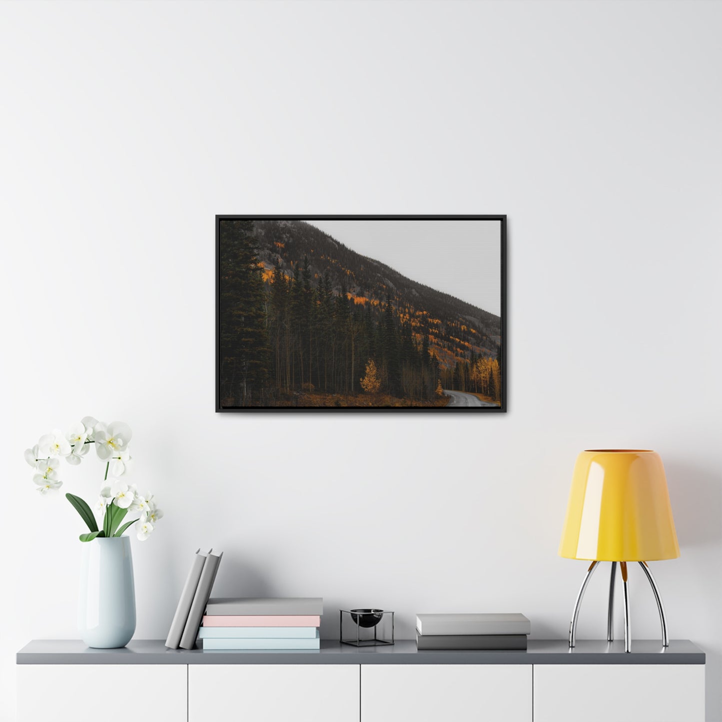 The Lonely Road Framed Gallery Canvas