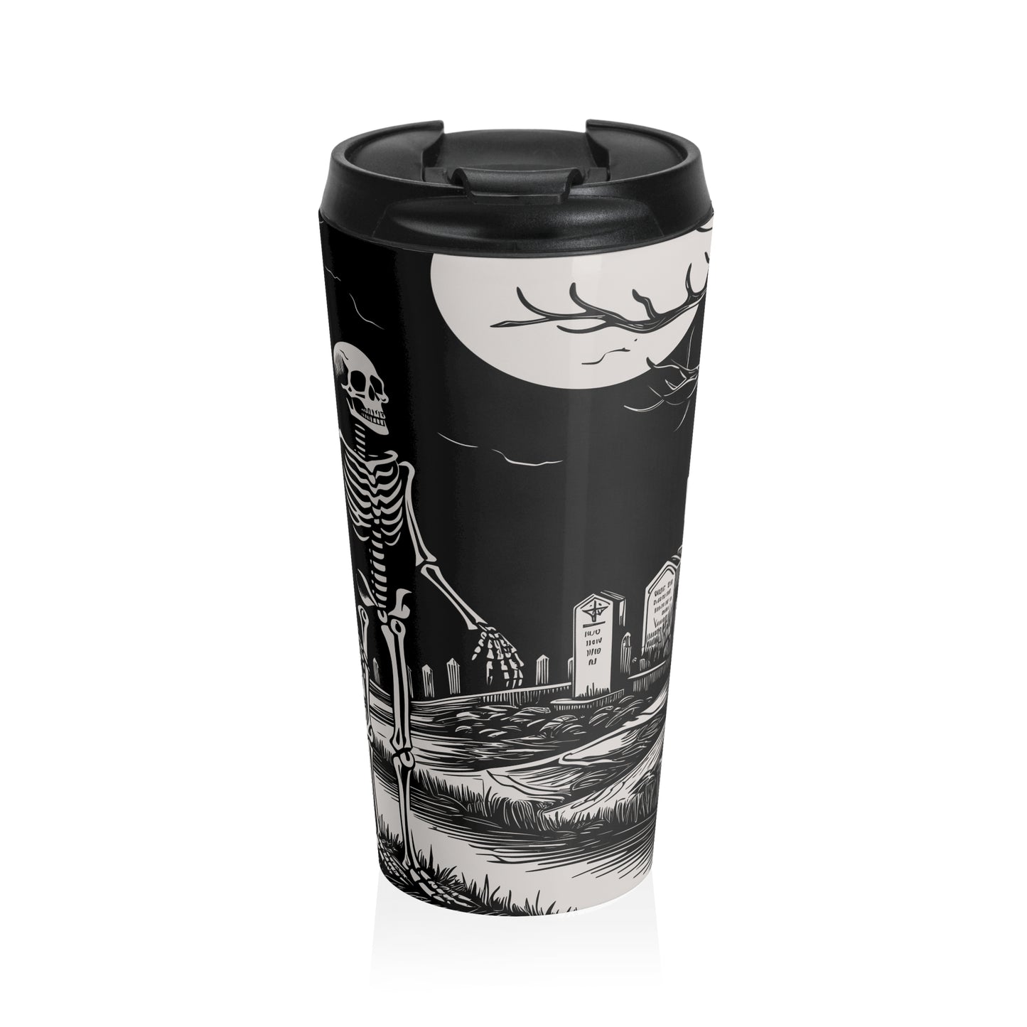 "A Casual Stroll" Stainless Steel Travel Mug