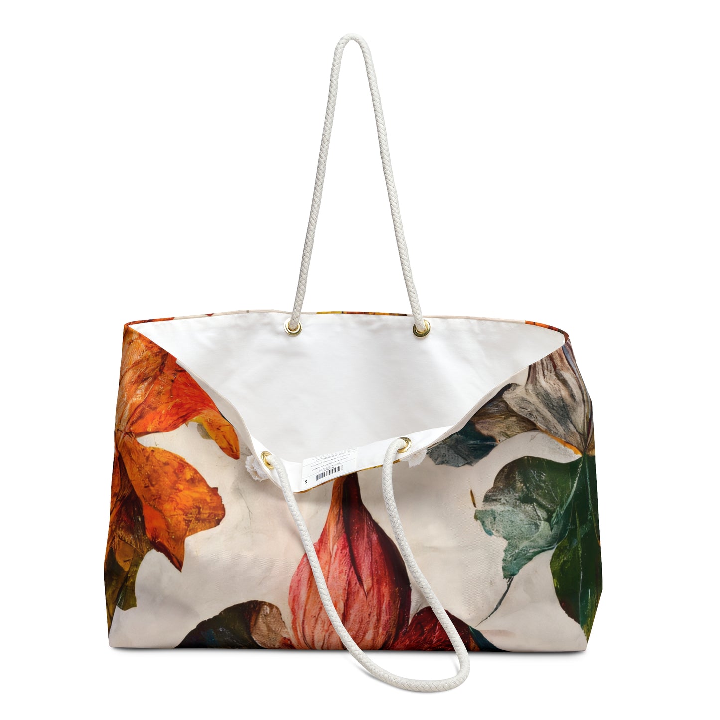"Vibrant Blooms" Oversized Weekender Bag