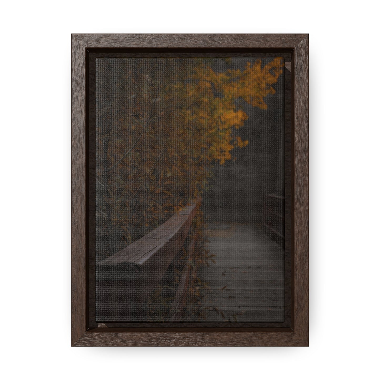 An Autumn Bridge Gallery Canvas Wraps, Vertical Frame