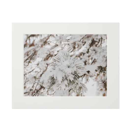 "Winter is Here" Fine Art Prints (Passepartout Paper Frame)
