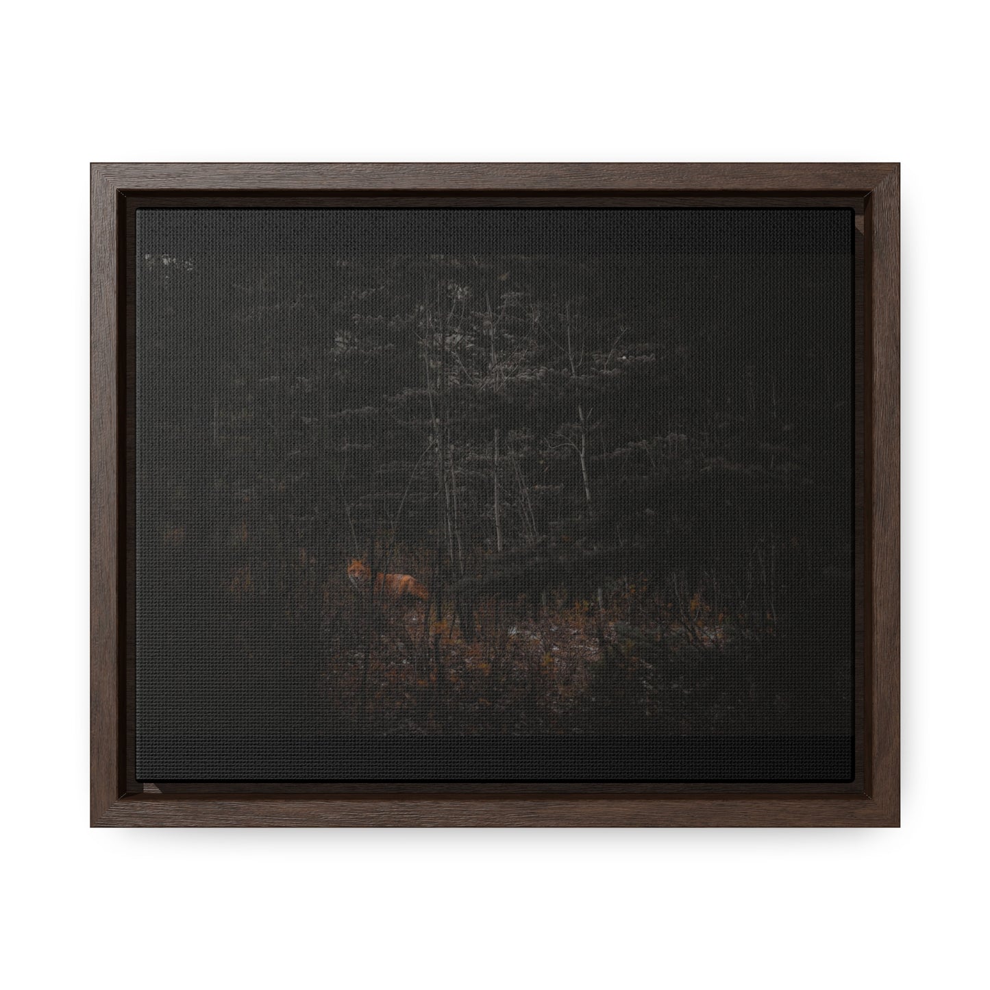 The Fox of the Forest Framed Gallery Canvas