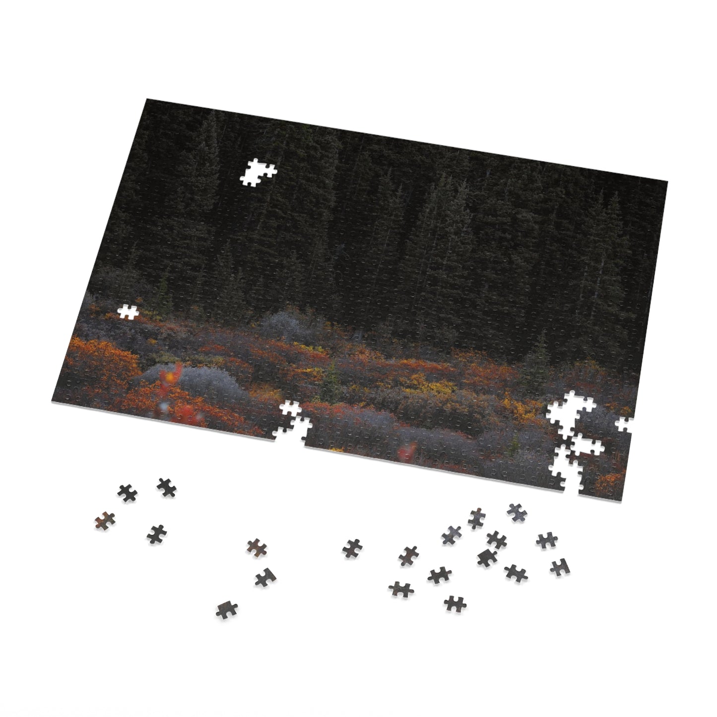 "Moody Forest" Jigsaw Puzzle (30, 110, 252, 500,1000-Piece)