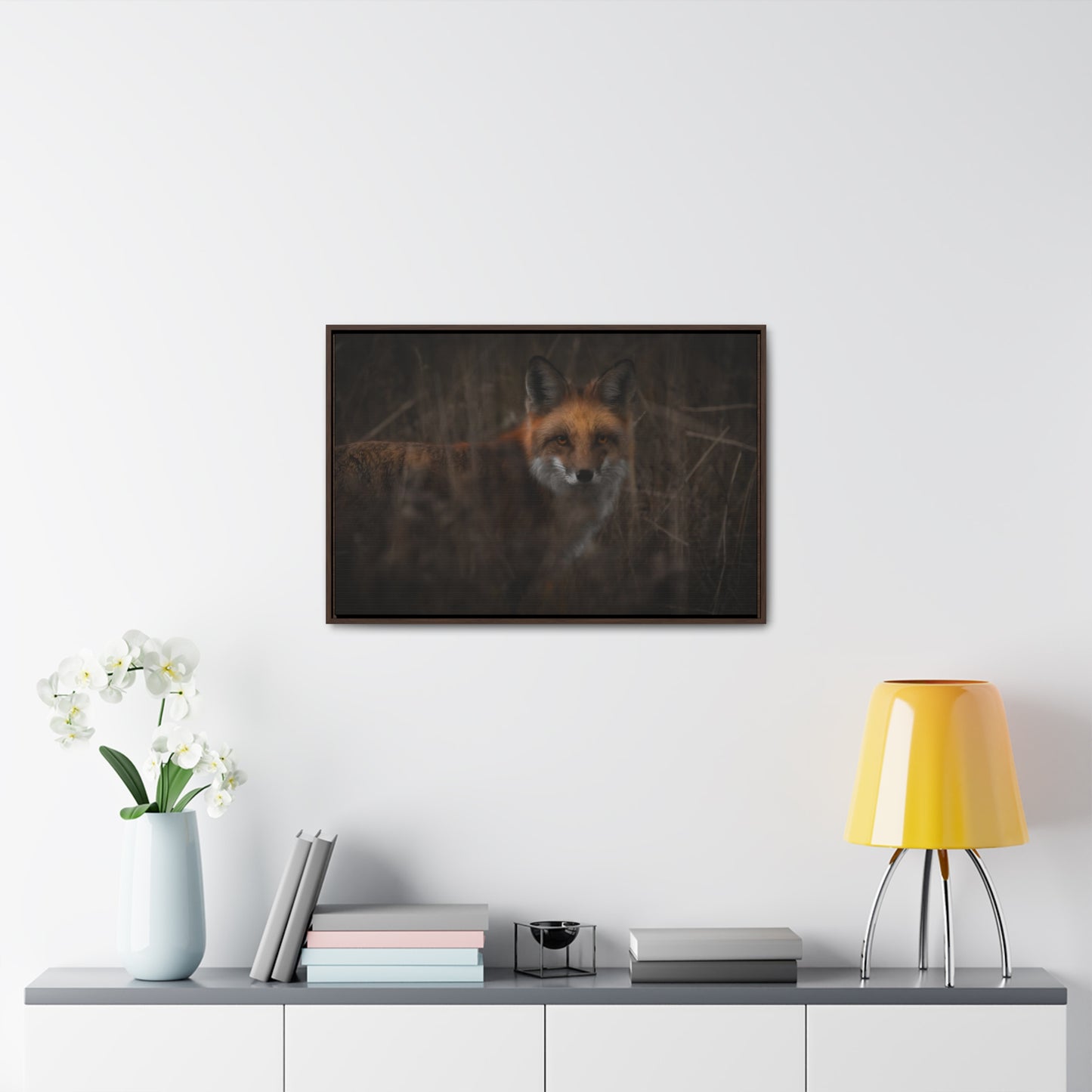 Fox Framed Gallery Canvas