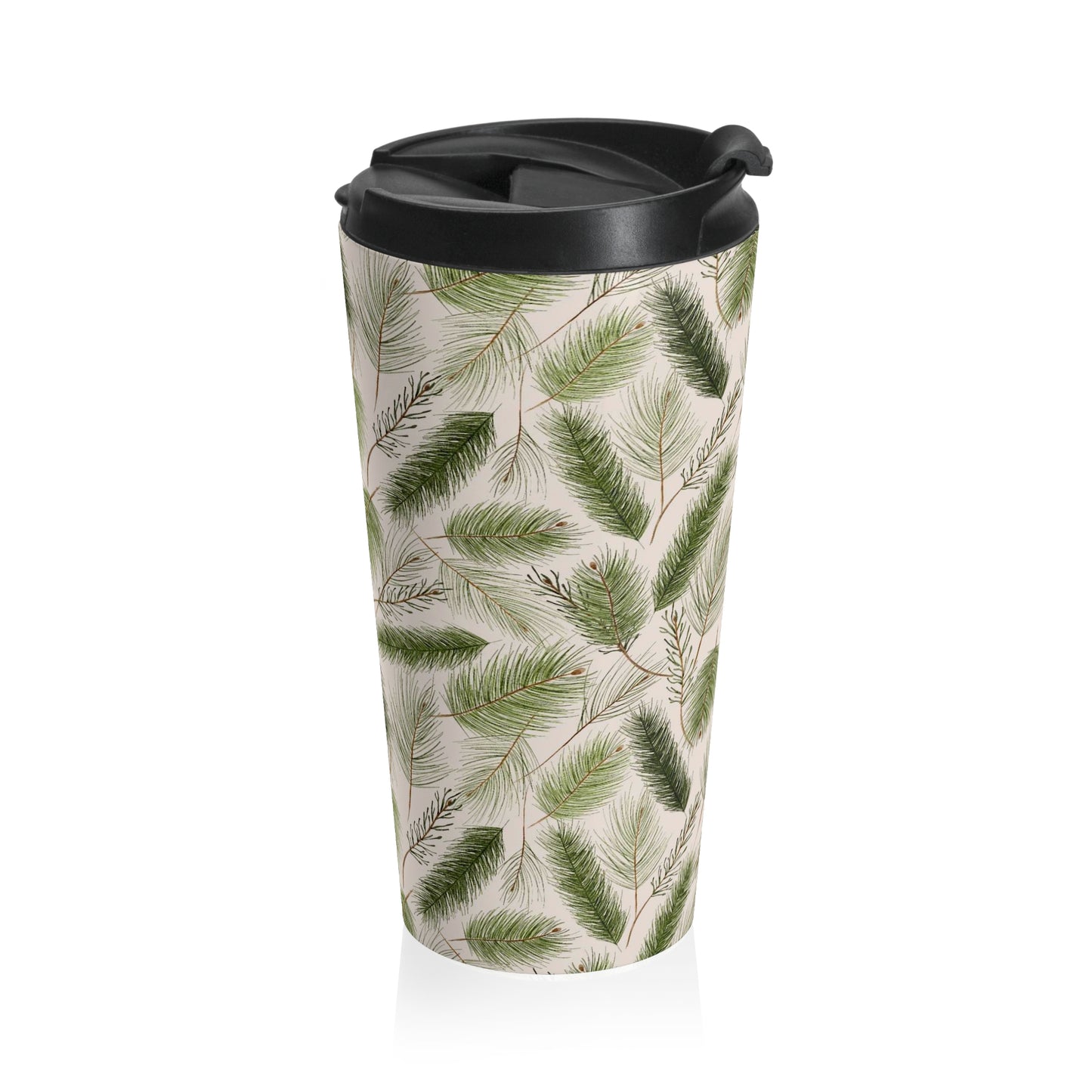 "Evergreens" Stainless Steel Travel Mug