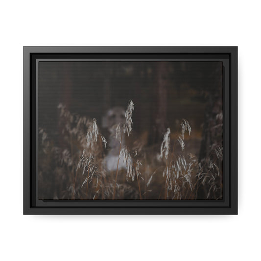 "The Glimpse of the Grave" Framed Canvas