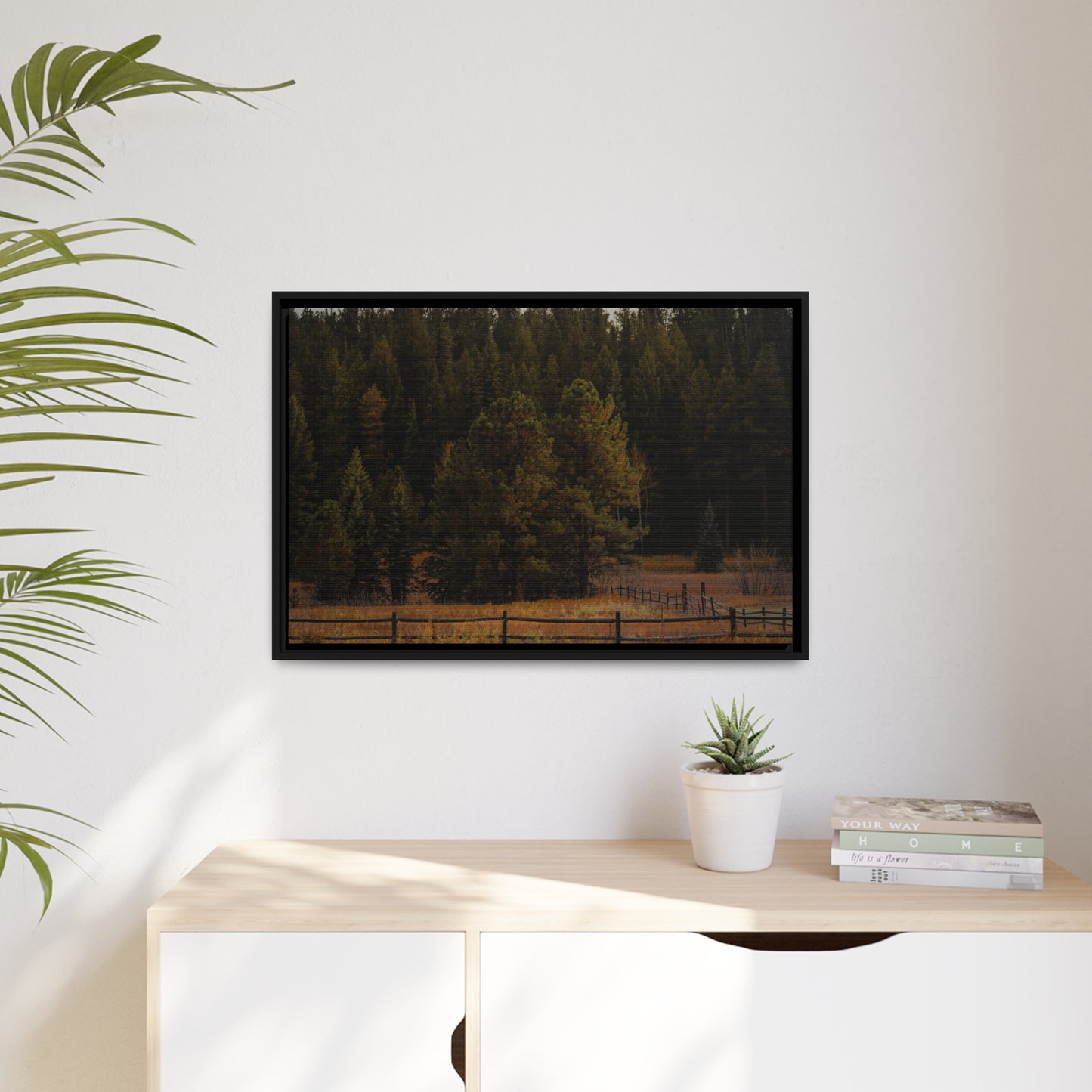 "Forest's Edge" Framed Canvas