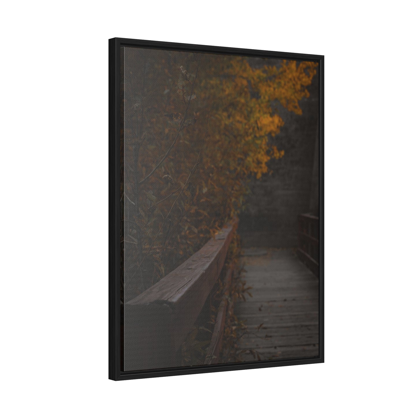 An Autumn Bridge Gallery Canvas Wraps, Vertical Frame