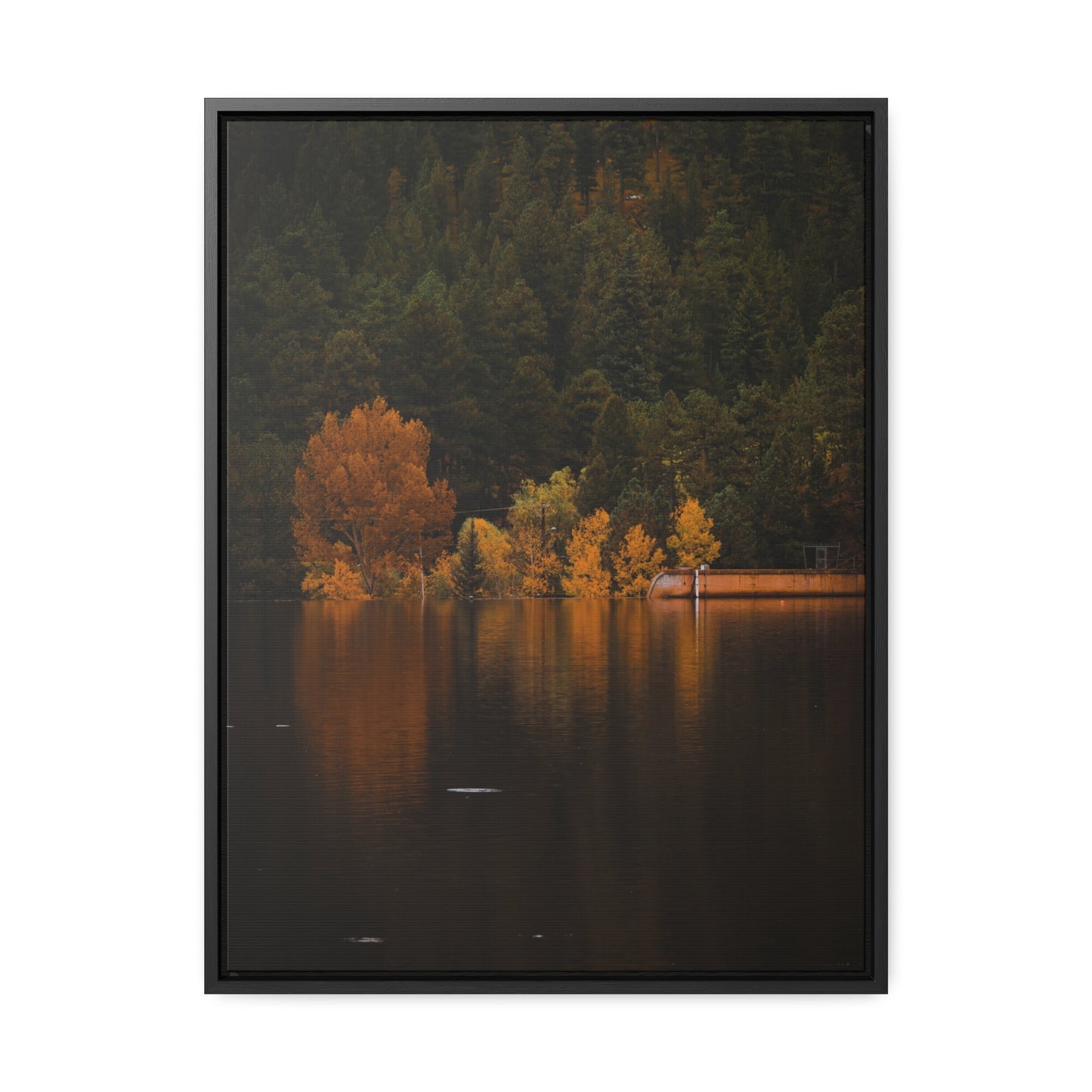 Autumn Reflections Gallery Canvas Wraps, Vertical Frame