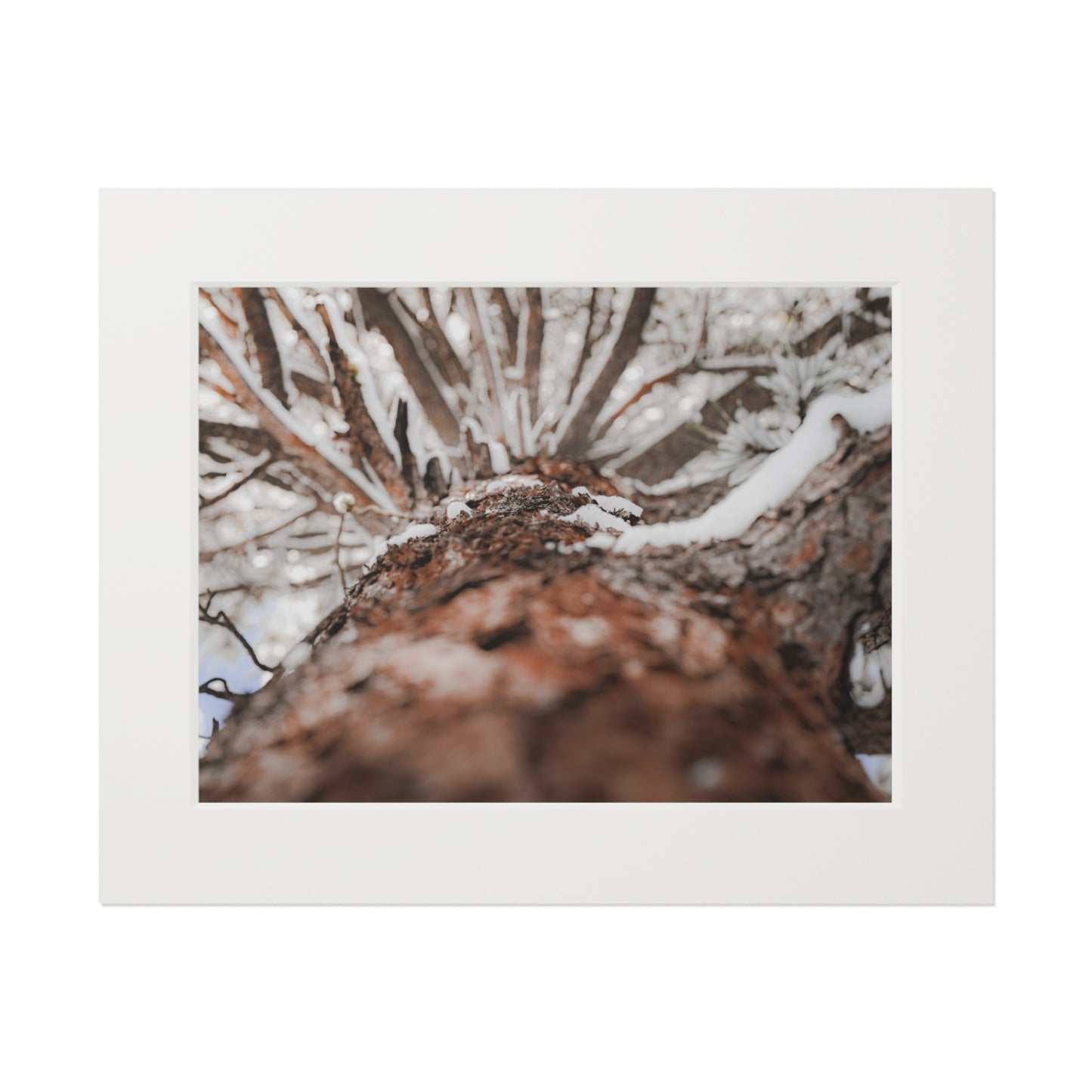 "Winter's Tower" Fine Art Prints (Passepartout Paper Frame)