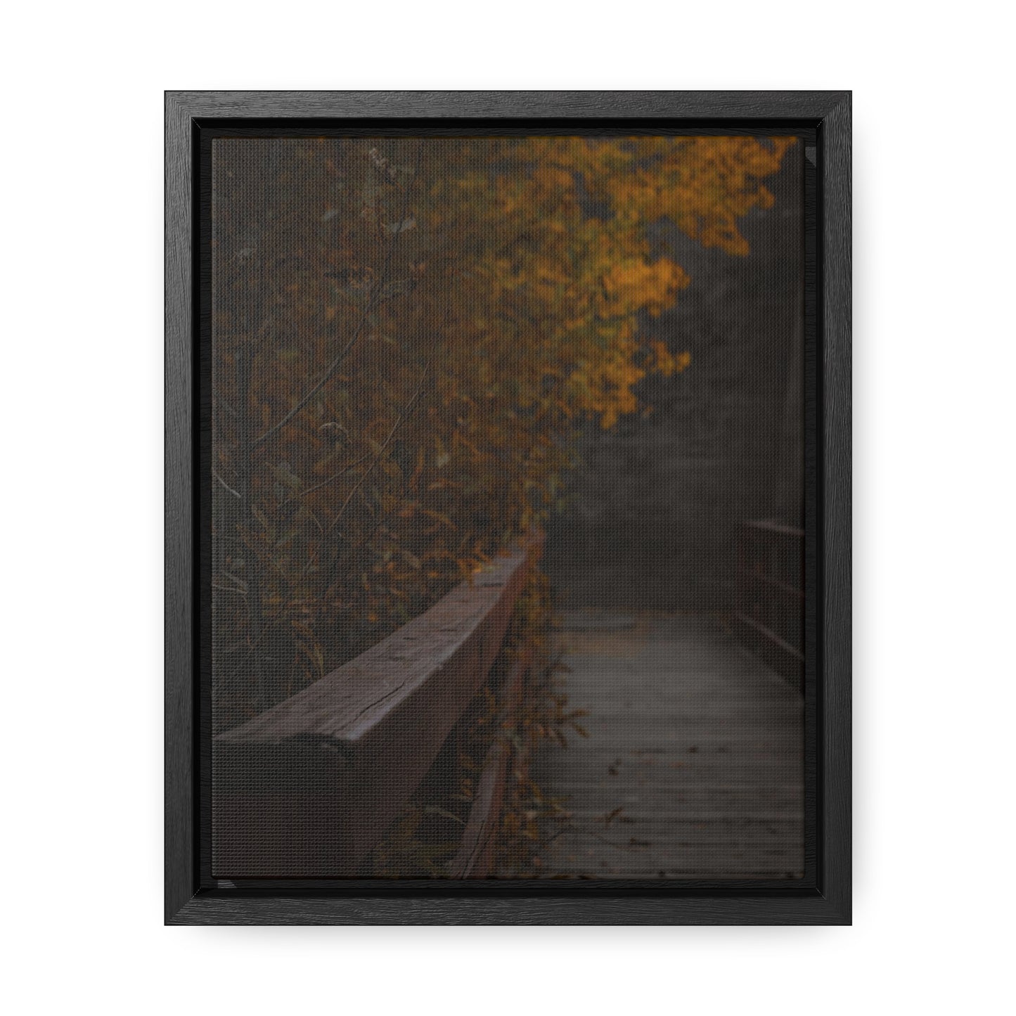 An Autumn Bridge Gallery Canvas Wraps, Vertical Frame