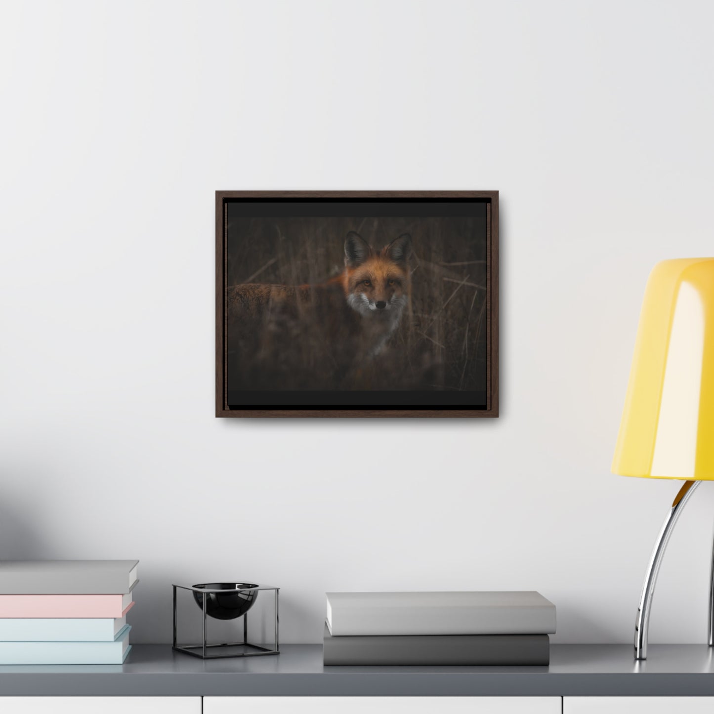 Fox Framed Gallery Canvas