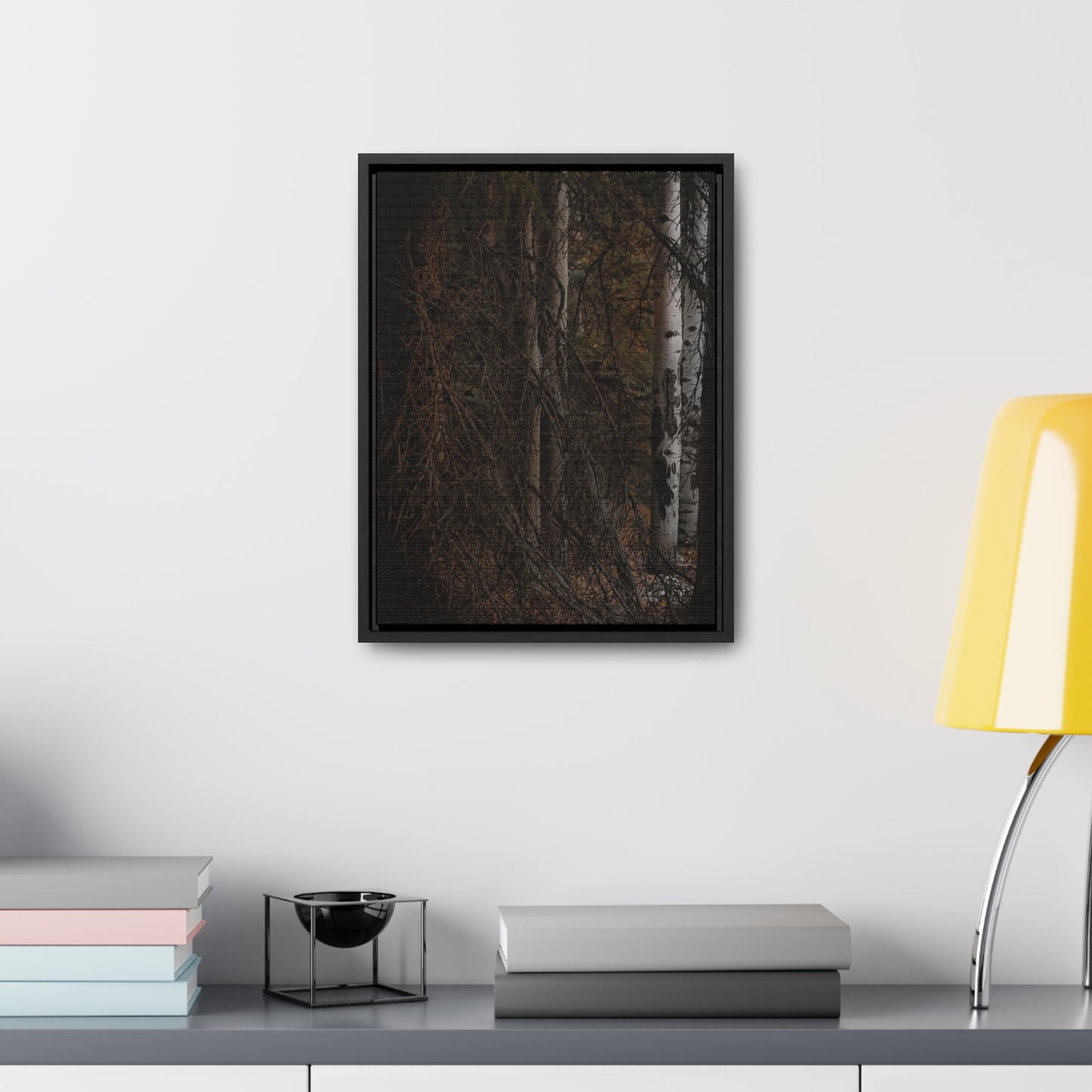 The Dark Forest Gallery Canvas Wraps, Vertical Frame