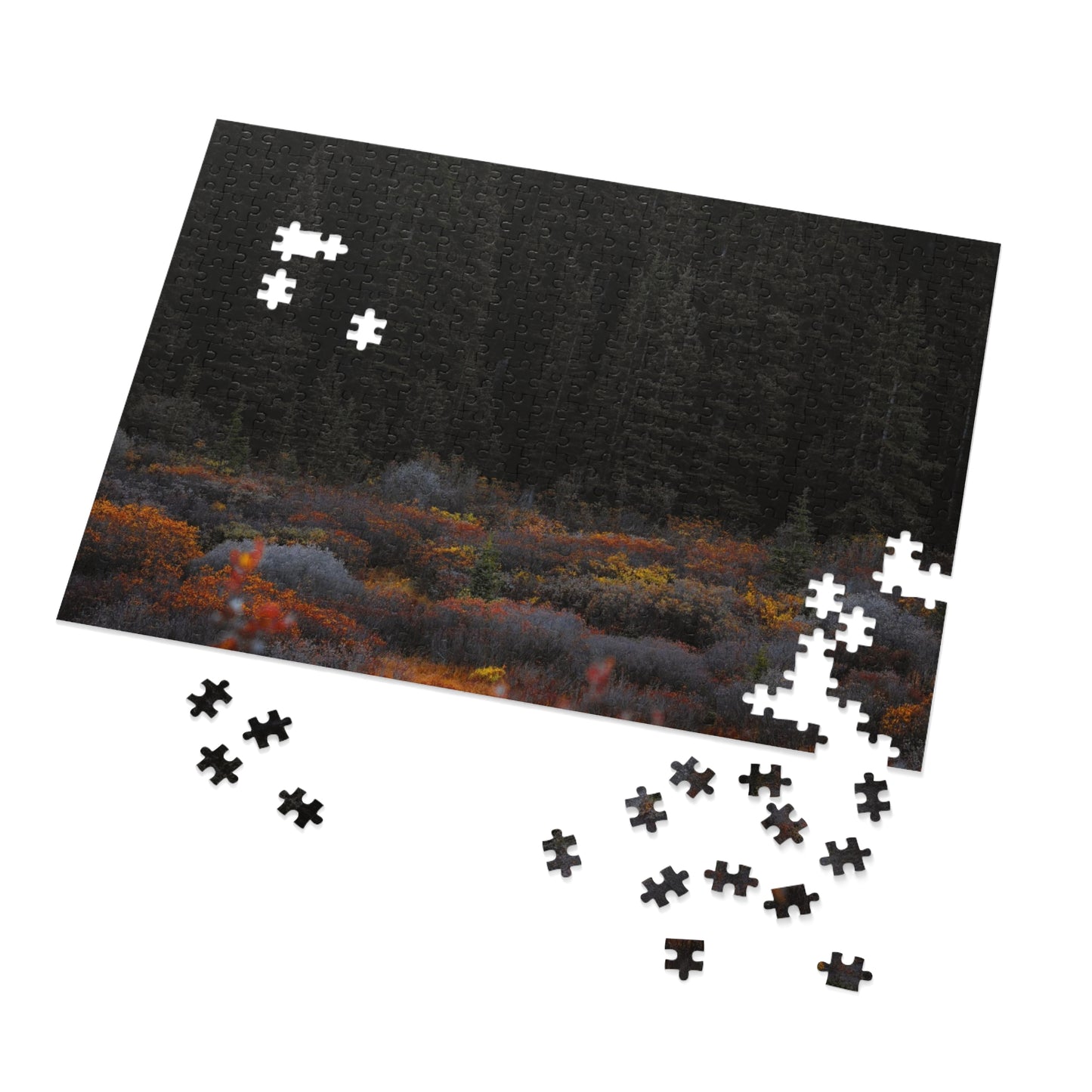 "Moody Forest" Jigsaw Puzzle (30, 110, 252, 500,1000-Piece)