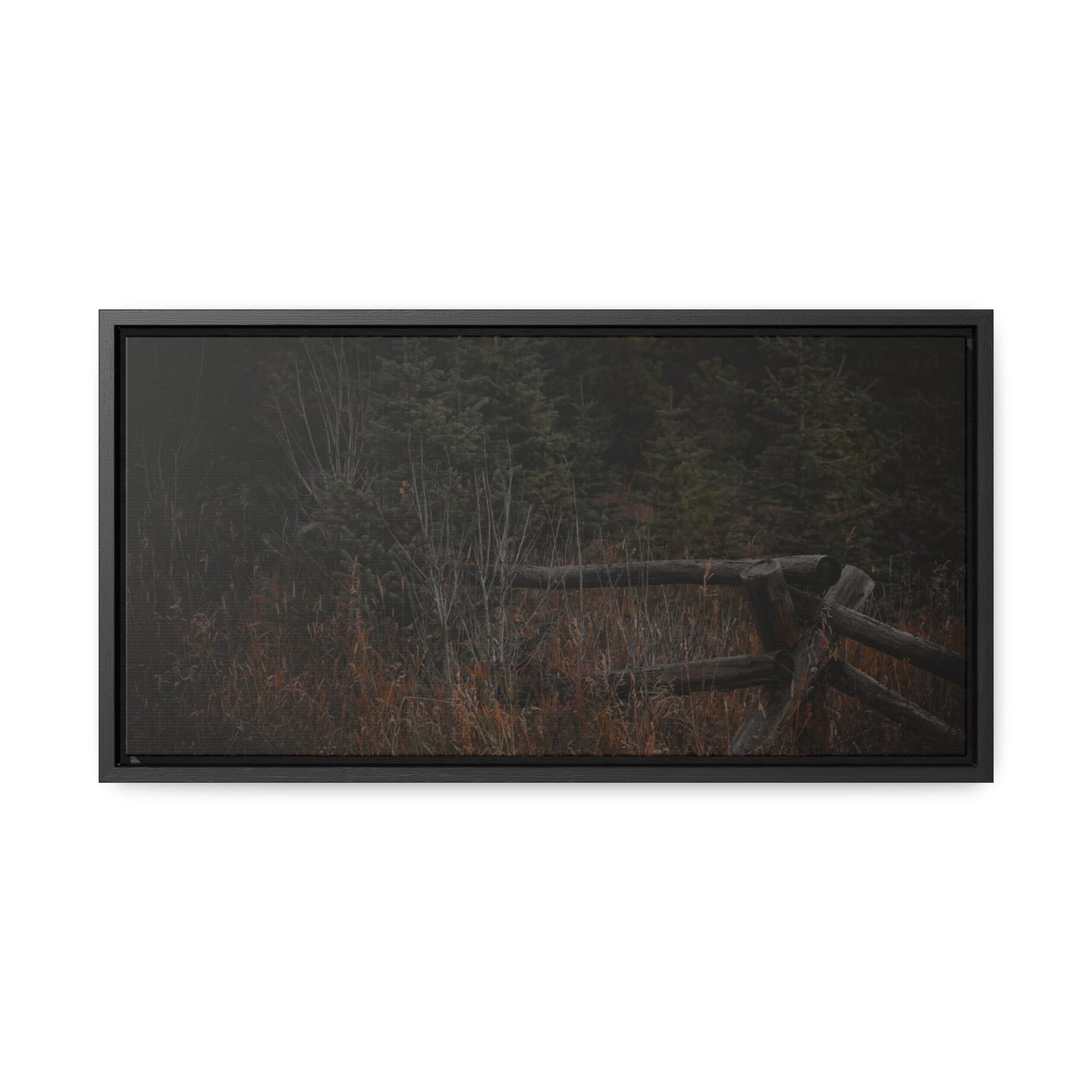 Countryside Forest Framed Gallery Canvas