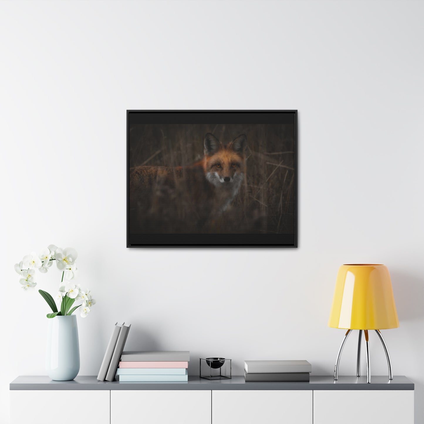 Fox Framed Gallery Canvas